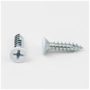 Hardware Resources #6 x 3/4"White Phillips Drive Type 17 Coarse Thread Flat Head Screw Sold by the Box