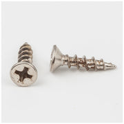Hardware Resources #6 x 5/8" Nickel Phillips Drive Type 17 Coarse Thread Flat Head Screw