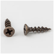 Hardware Resources #6 x 5/8" Antique Brass Phillips Drive Type 17 Coarse Thread Flat Head Screw Sold by the Box. Order 6 for a Box of 6,000 Screws