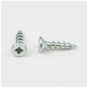 Hardware Resources #6 x 5/8" Zinc Plated Square Drive Coarse Thread Flat Head Screw Sold by the Keg