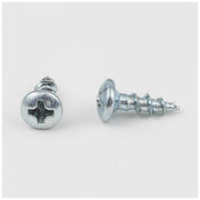 Hardware Resources #6 x 7/16" Zinc Plated Phillips Drive Coarse Thread Pan Head Screw Sold by the Box