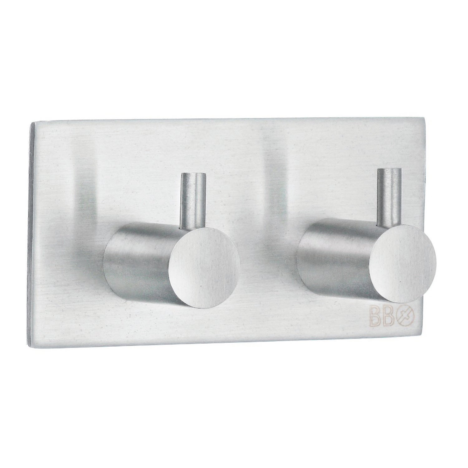 BESLAGSBODEN - Design Double Towel hook, Self-adhesive