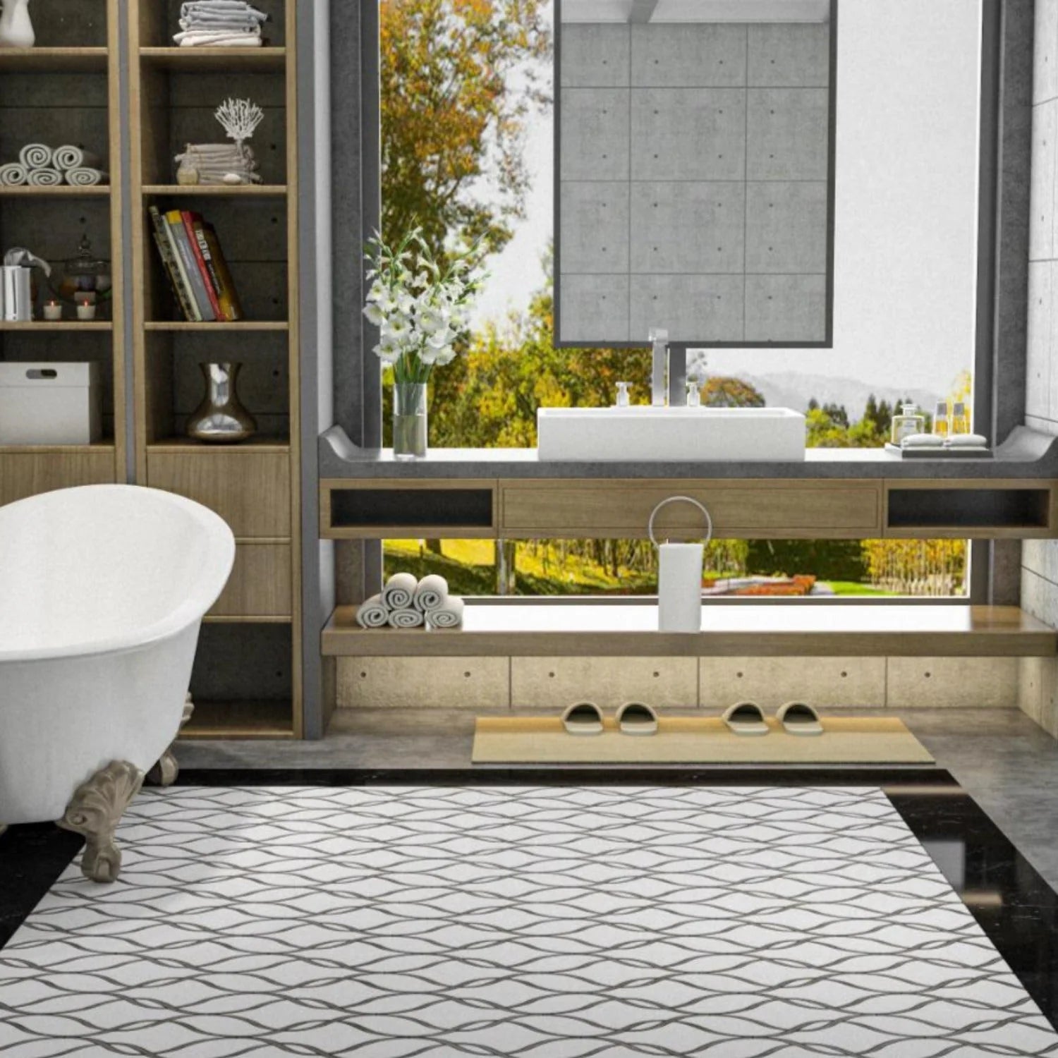 Waterfall Porcelain Waterjet Mosaic Polished