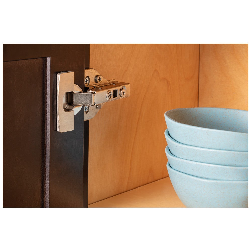 Hardware Resources HR MAX 110° Heavy Duty Full Overlay Cam Adjustable Soft-close Hinge with Lever-Top Dowels