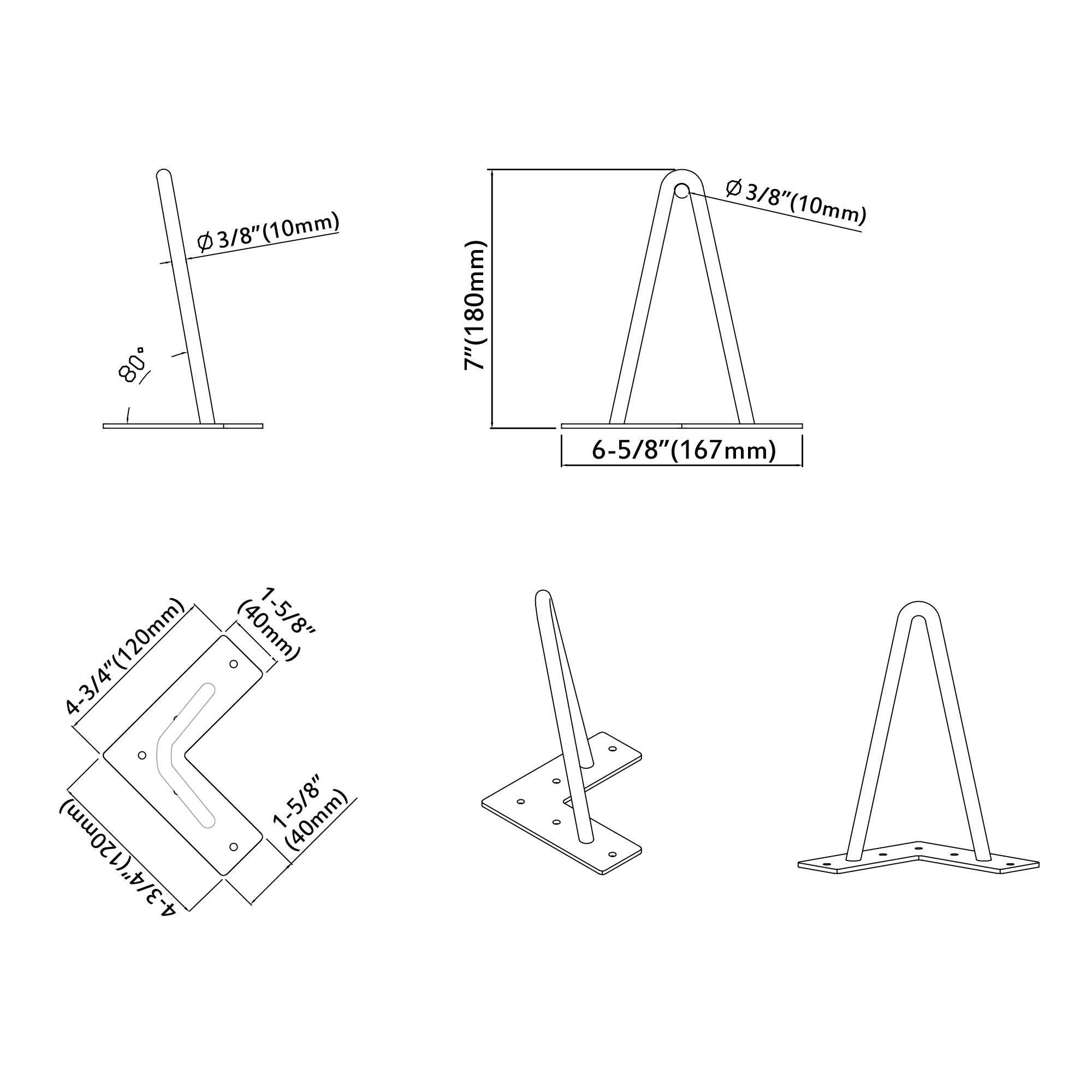 Metal Legs - 7001 007