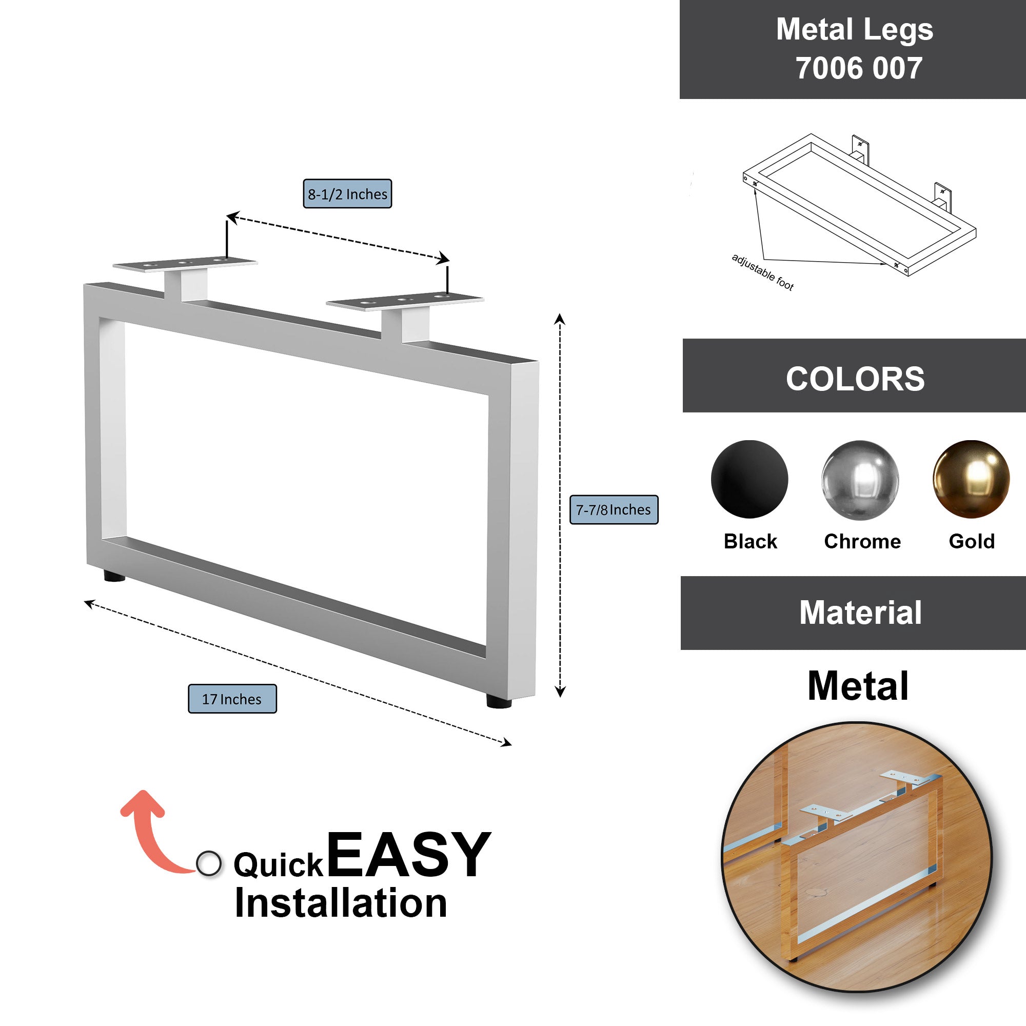 Metal Legs - 7006 007