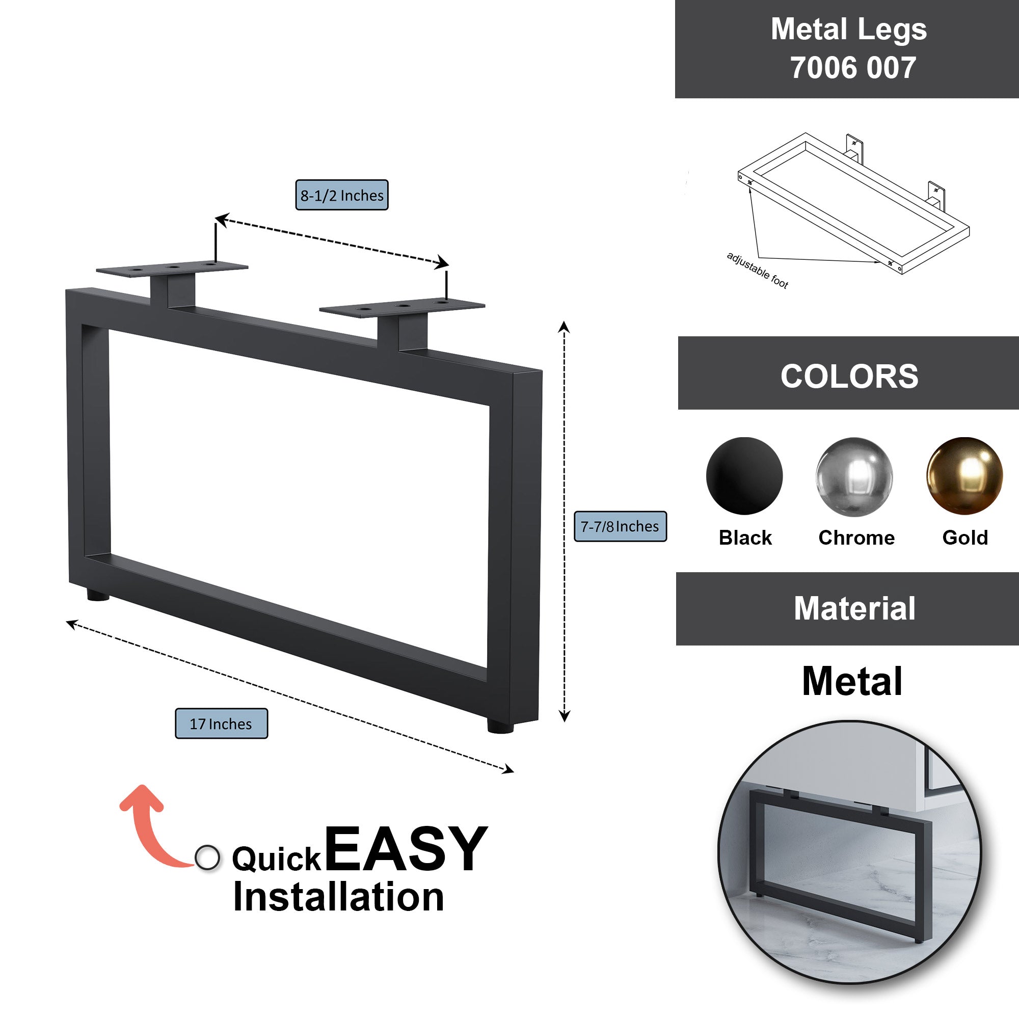 Metal Legs - 7006 007