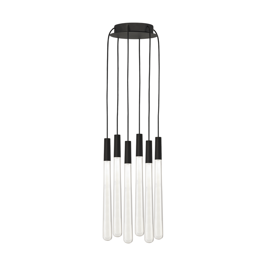 Pylon Crystal 6-Light Chandelier
