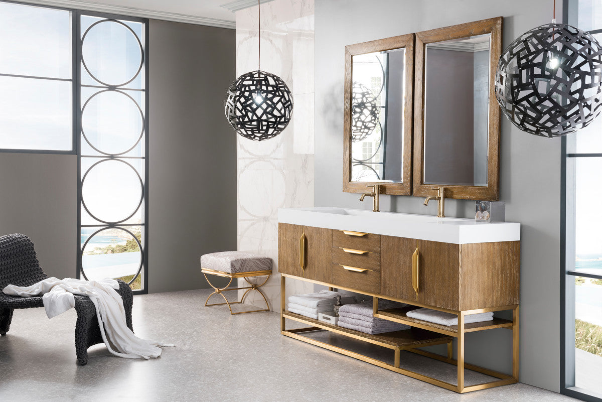 Columbia 72" Double Vanity Cabinet
