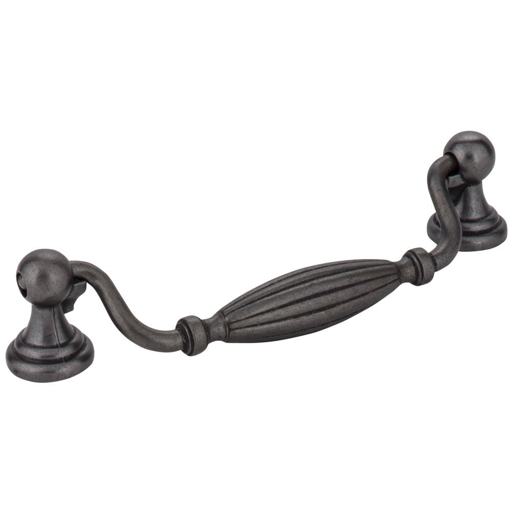 Hardware Resources 128 mm Center-to-Center Brushed Oil Rubbed Bronze Glenmore Cabinet Drop Pull