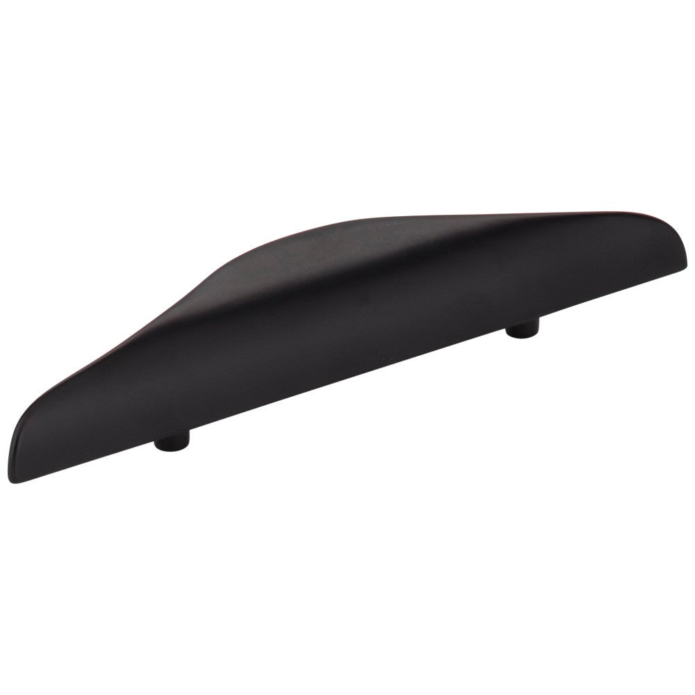 Hardware Resources 3" Center-to-Center Matte Black Verona Cabinet Cup Pull