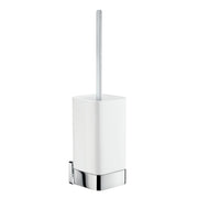 ICE - Toilet Brush incl. Container, Polished chrome with container in porcelain
