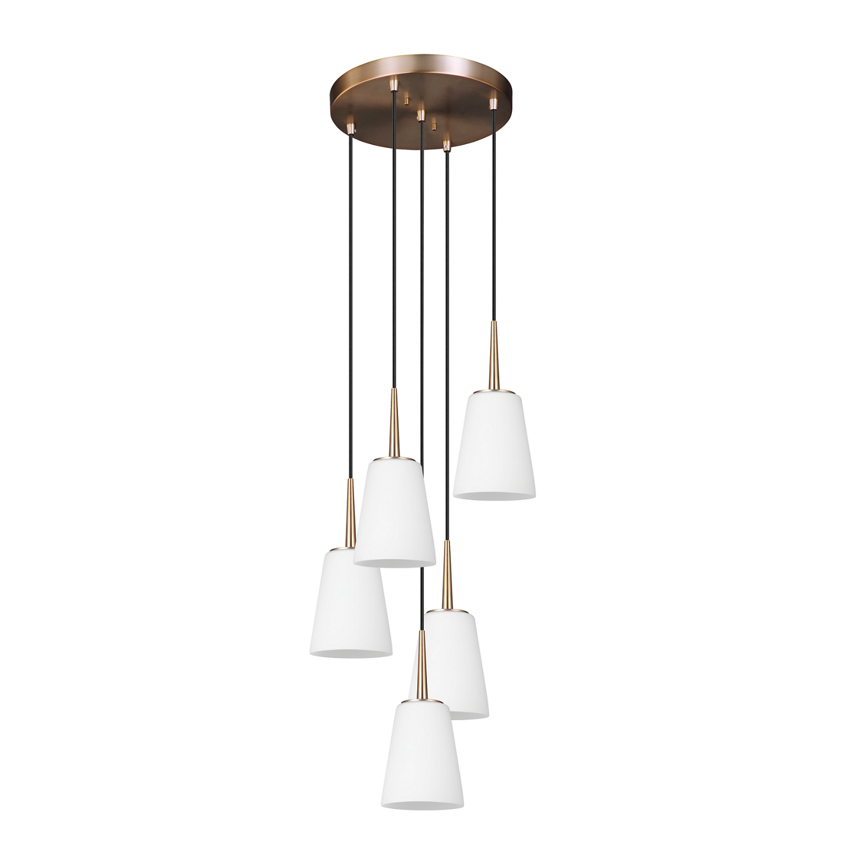 5-Light Multi Port Round Canopy