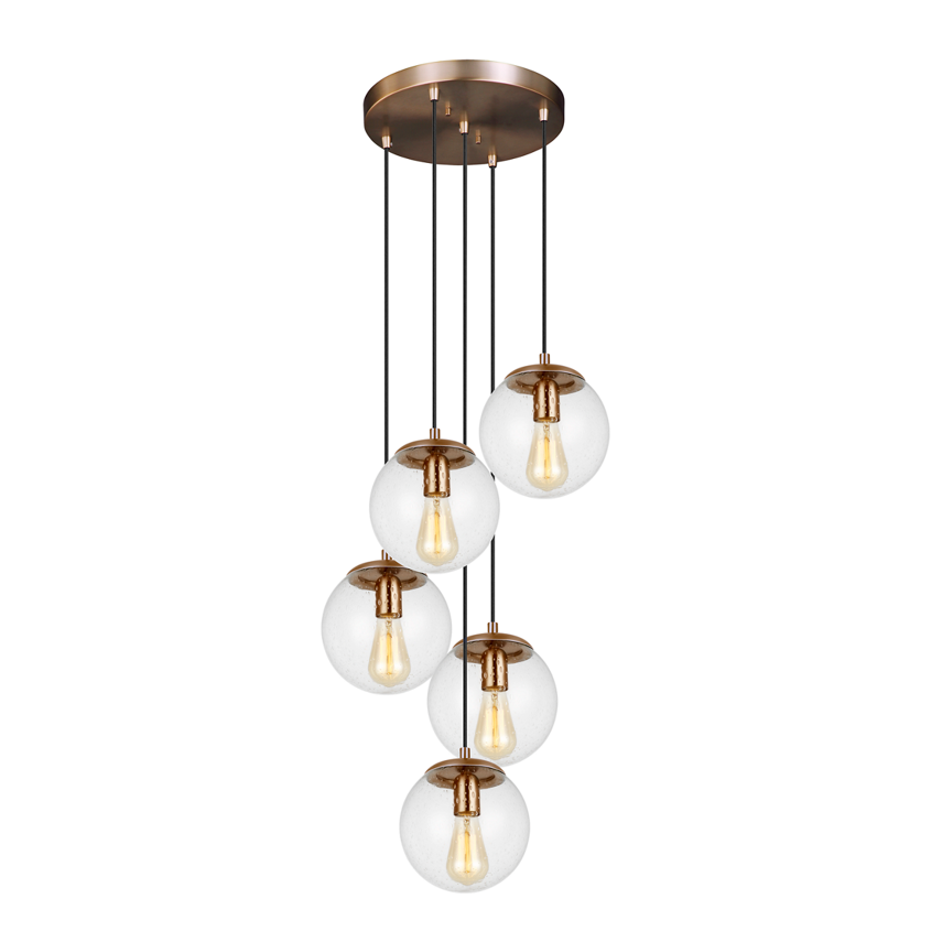 5-Light Multi Port Round Canopy