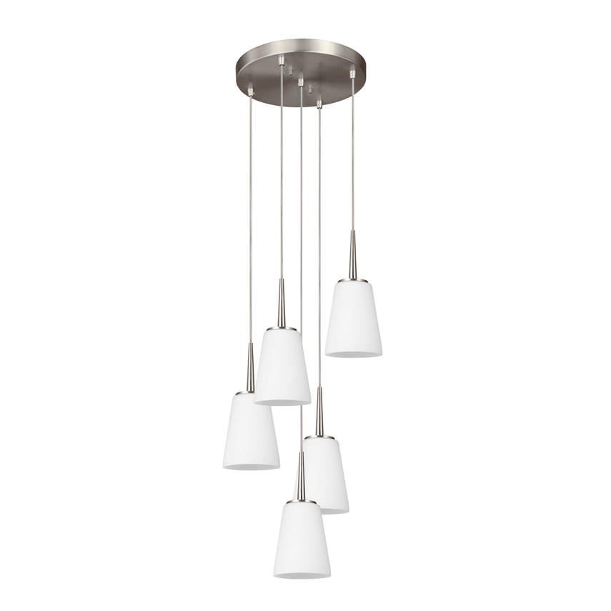 5-Light Multi Port Round Canopy