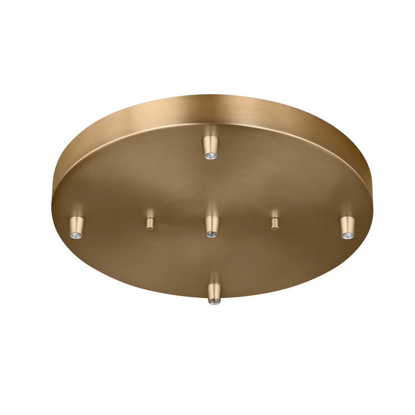5-Light Multi Port Round Canopy