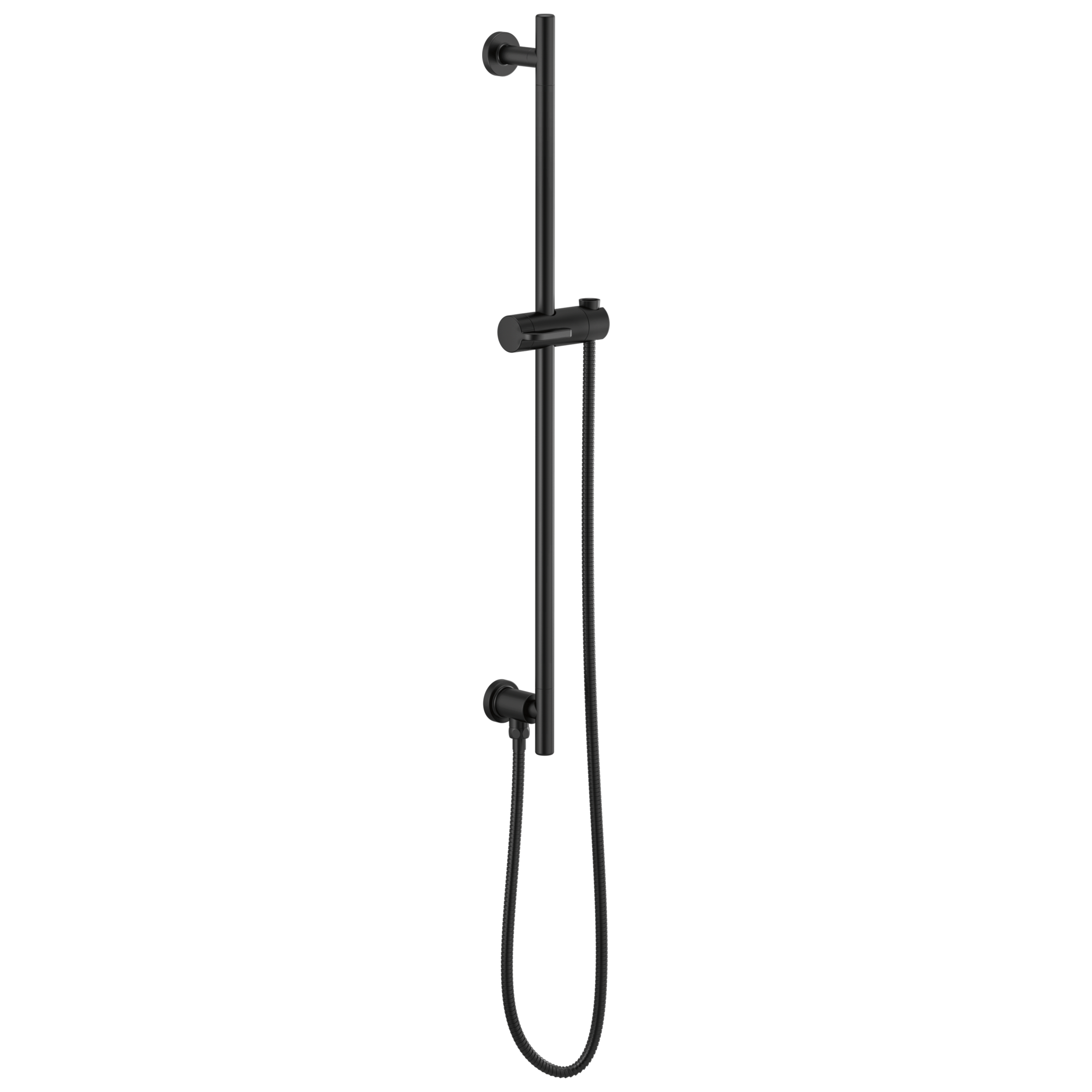 Brizo Essential™ Shower Linear Round Slide Bar With Hose