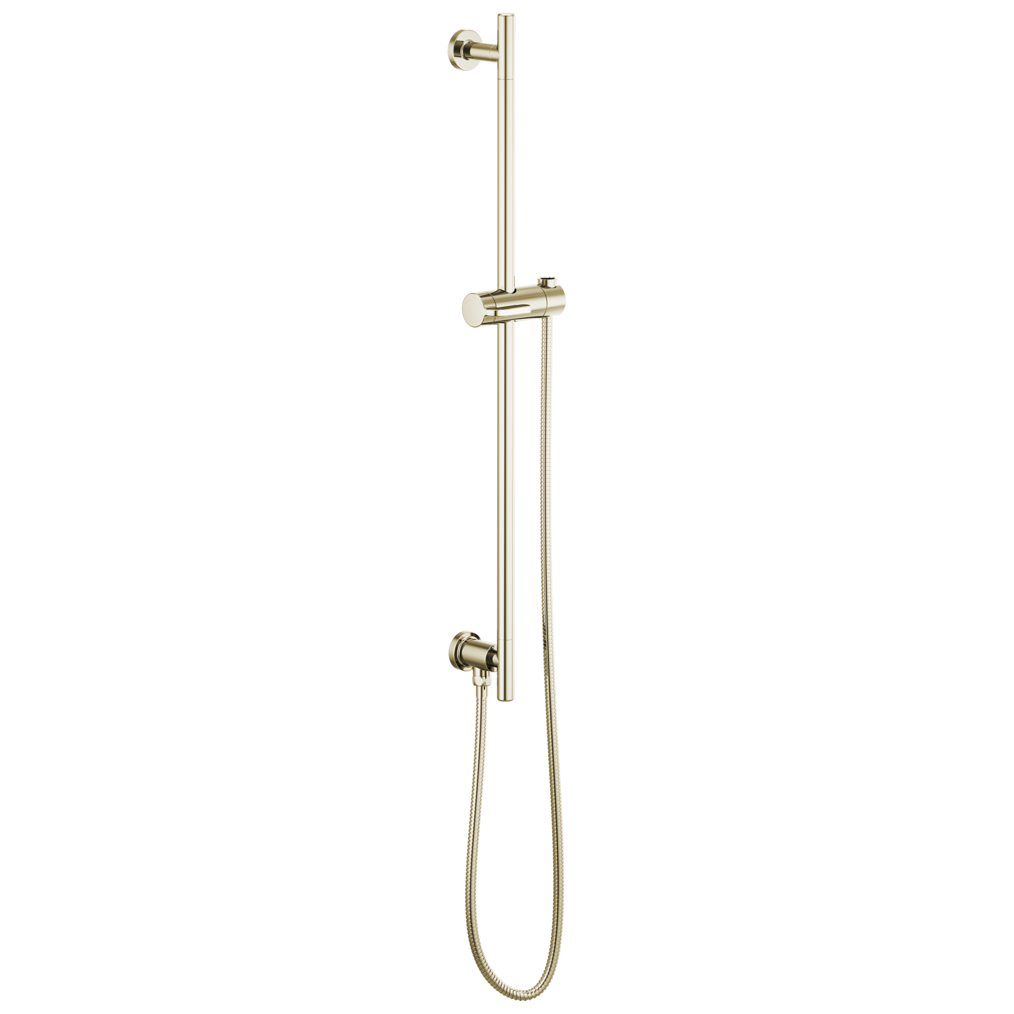 Brizo Essential™ Shower Linear Round Slide Bar With Hose