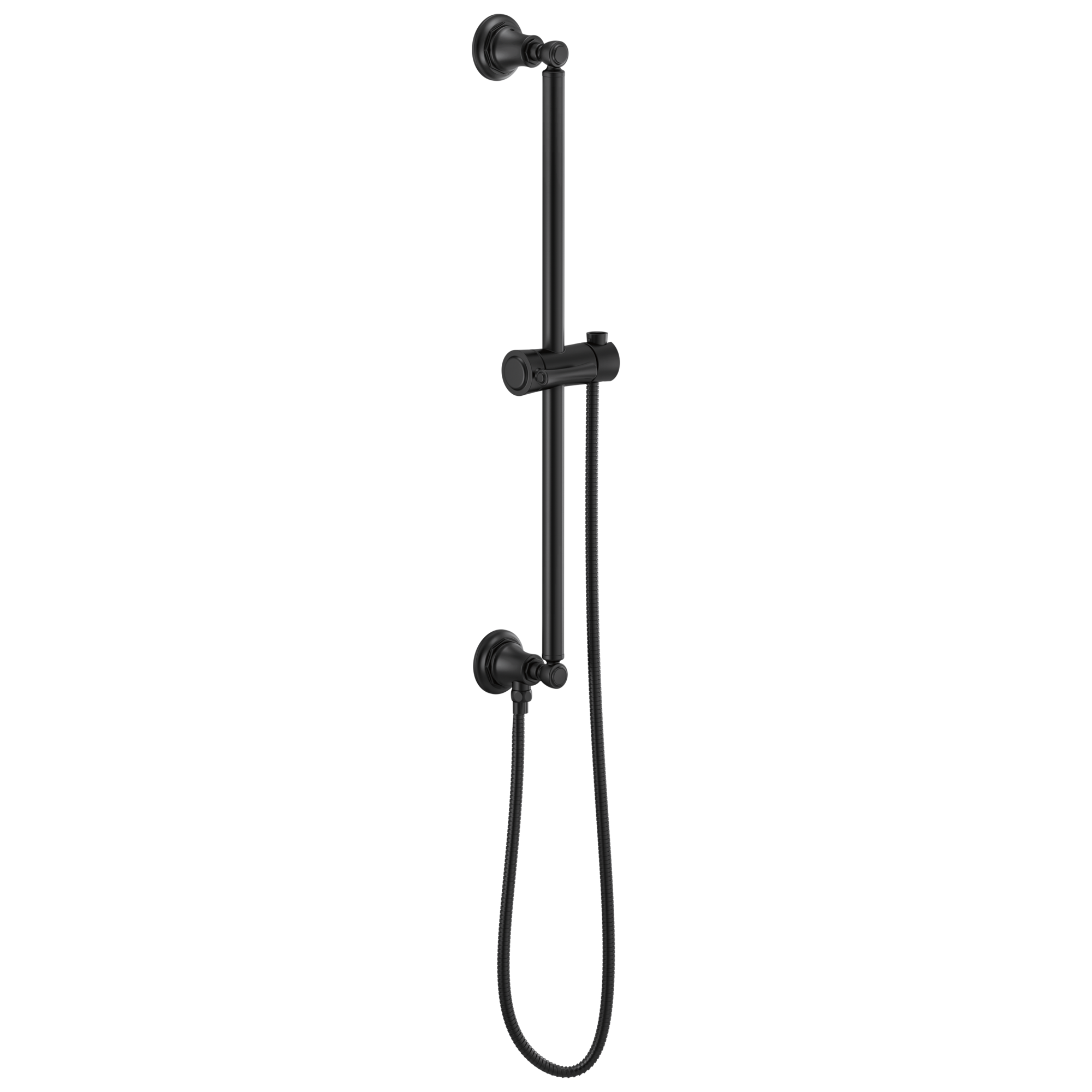 Brizo Essential™ Shower Classic Round Slide Bar With Hose