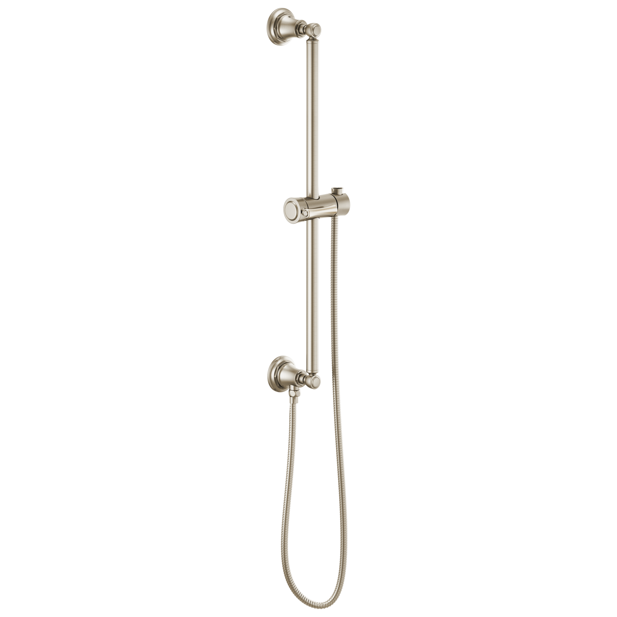 Brizo Essential™ Shower Classic Round Slide Bar With Hose