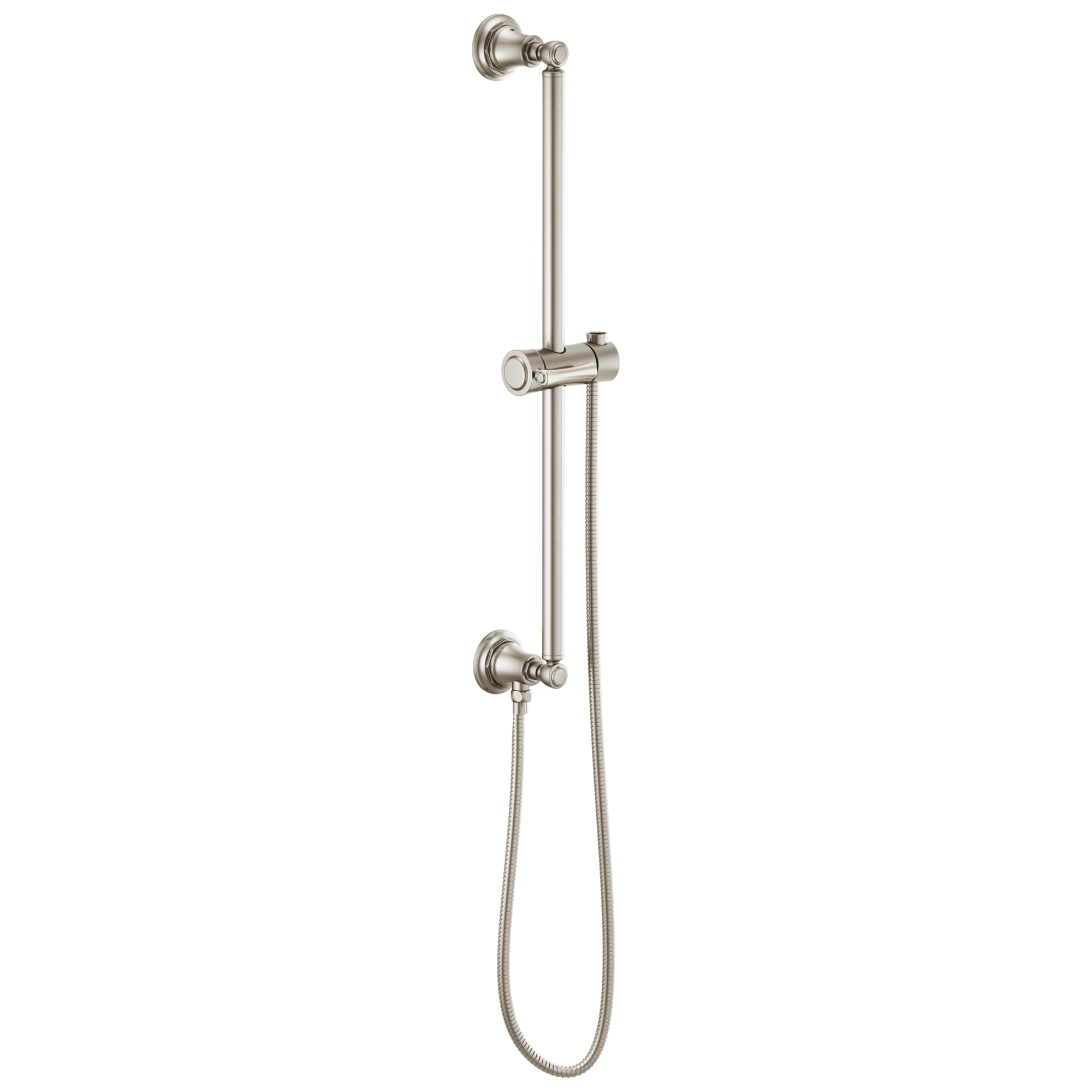 Brizo Essential™ Shower Classic Round Slide Bar With Hose