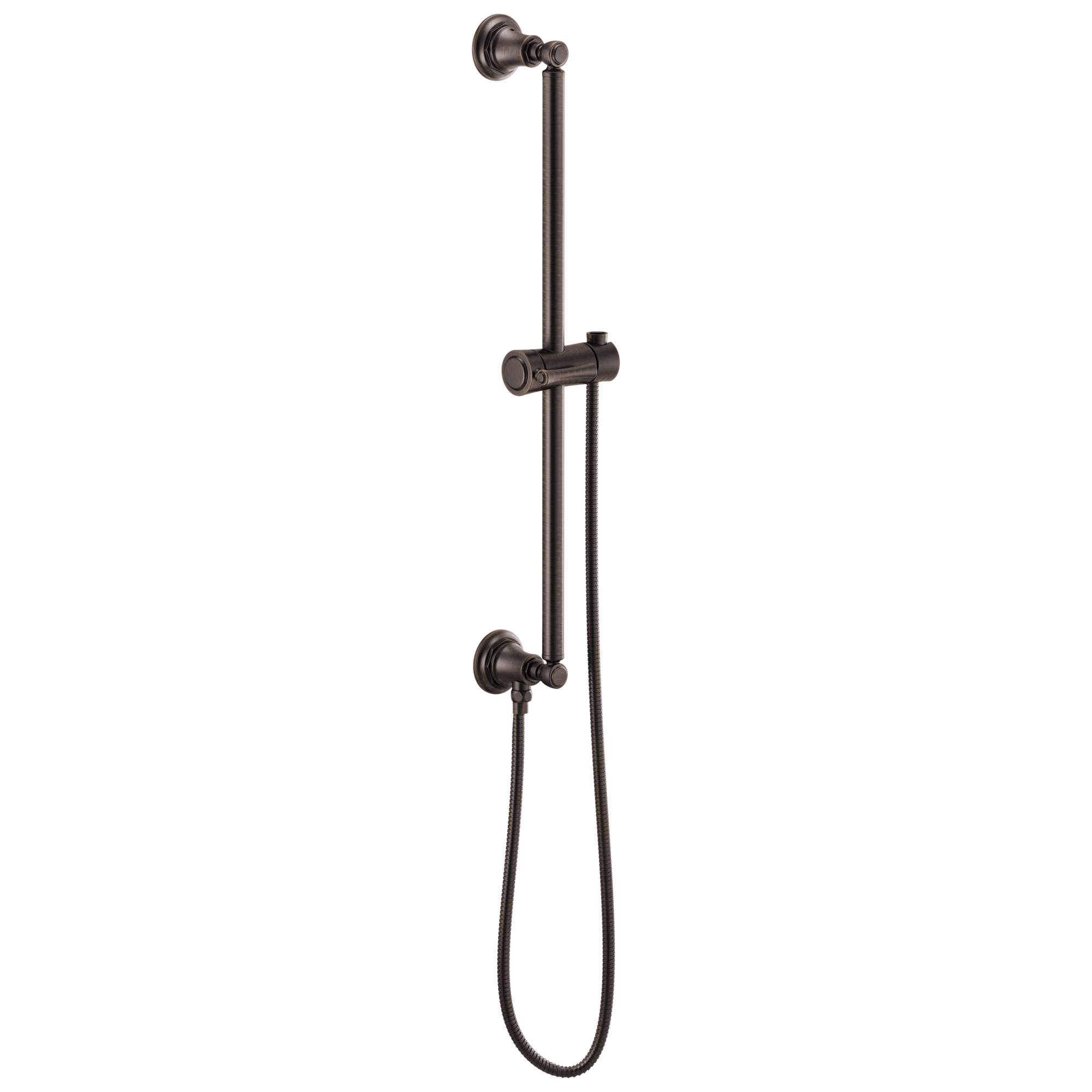 Brizo Essential™ Shower Classic Round Slide Bar With Hose