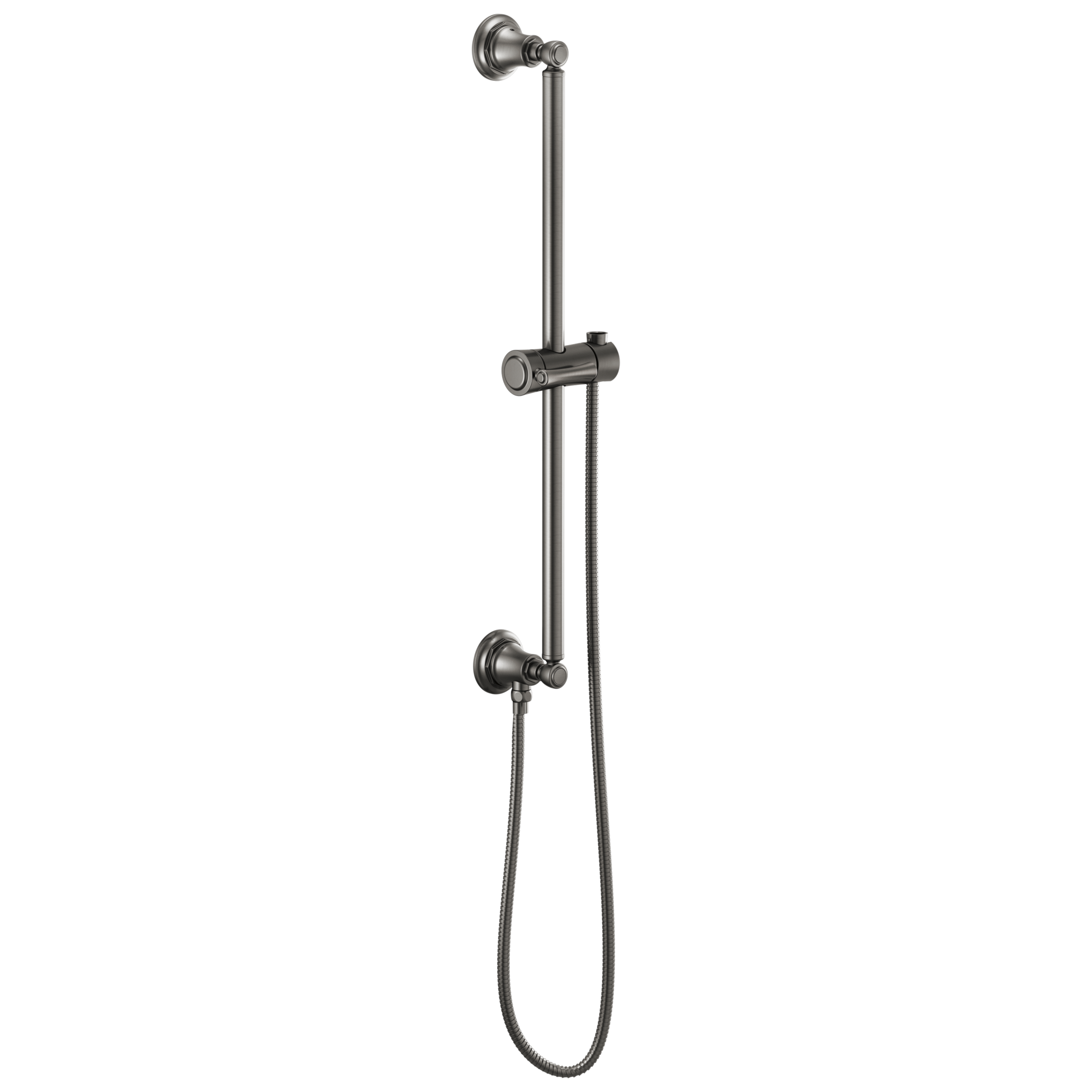 Brizo Essential™ Shower Classic Round Slide Bar With Hose