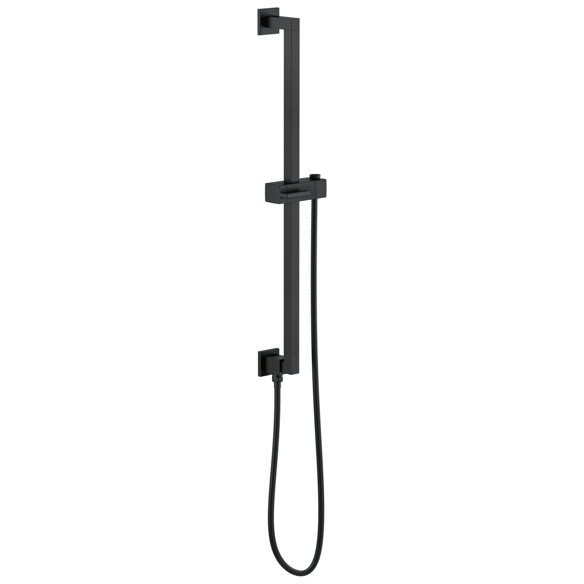 Brizo Essential™ Shower Linear Square Slide Bar With Hose