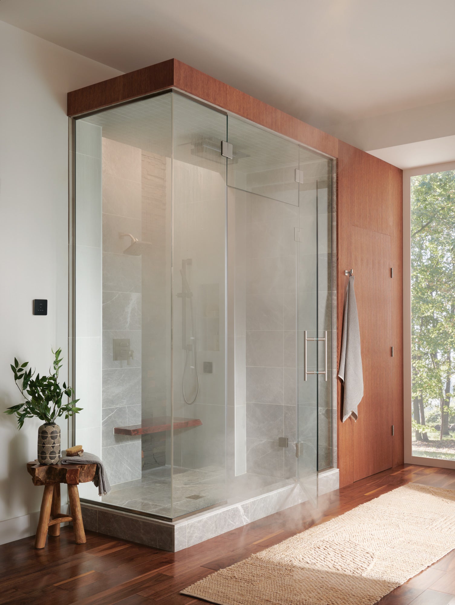 Brizo Frank Lloyd Wright® 21” Single-Function Raincan Shower Head with Integrated Lighting - 2.5 GPM