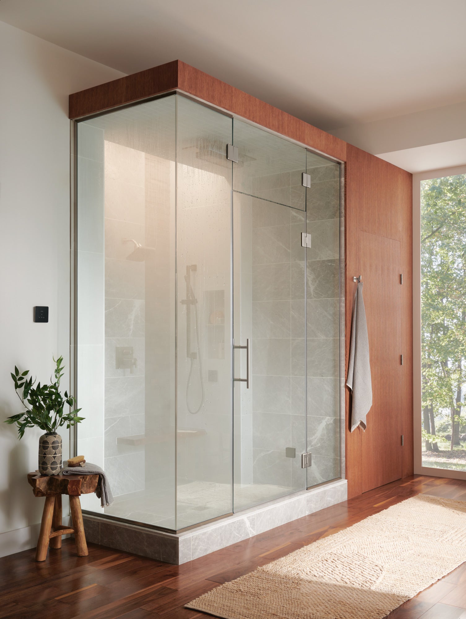 Brizo Frank Lloyd Wright® 21” Single-Function Raincan Shower Head with Integrated Lighting - 2.5 GPM