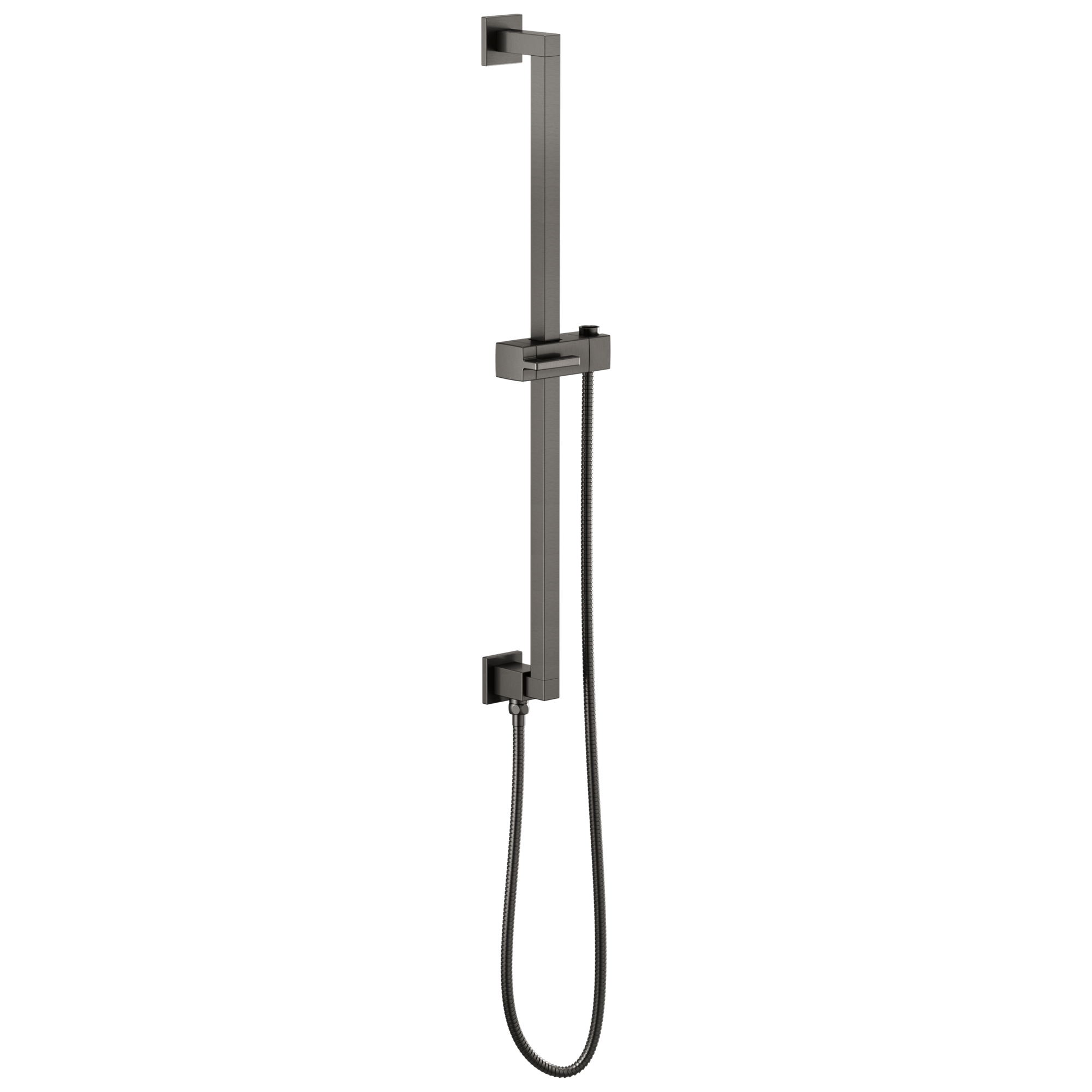 Brizo Essential™ Shower Linear Square Slide Bar With Hose