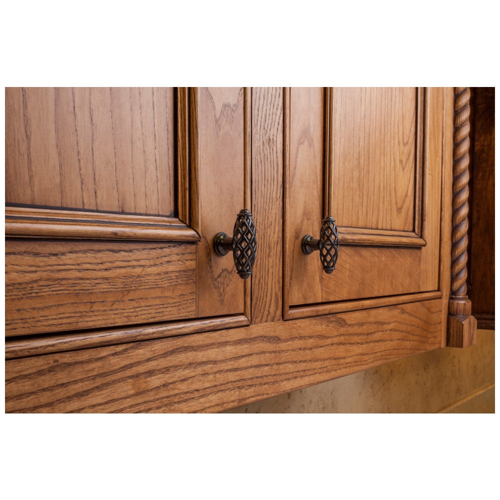 Hardware Resources 2-5/16" Overall Length Birdcage Tuscany Cabinet "T" Knob