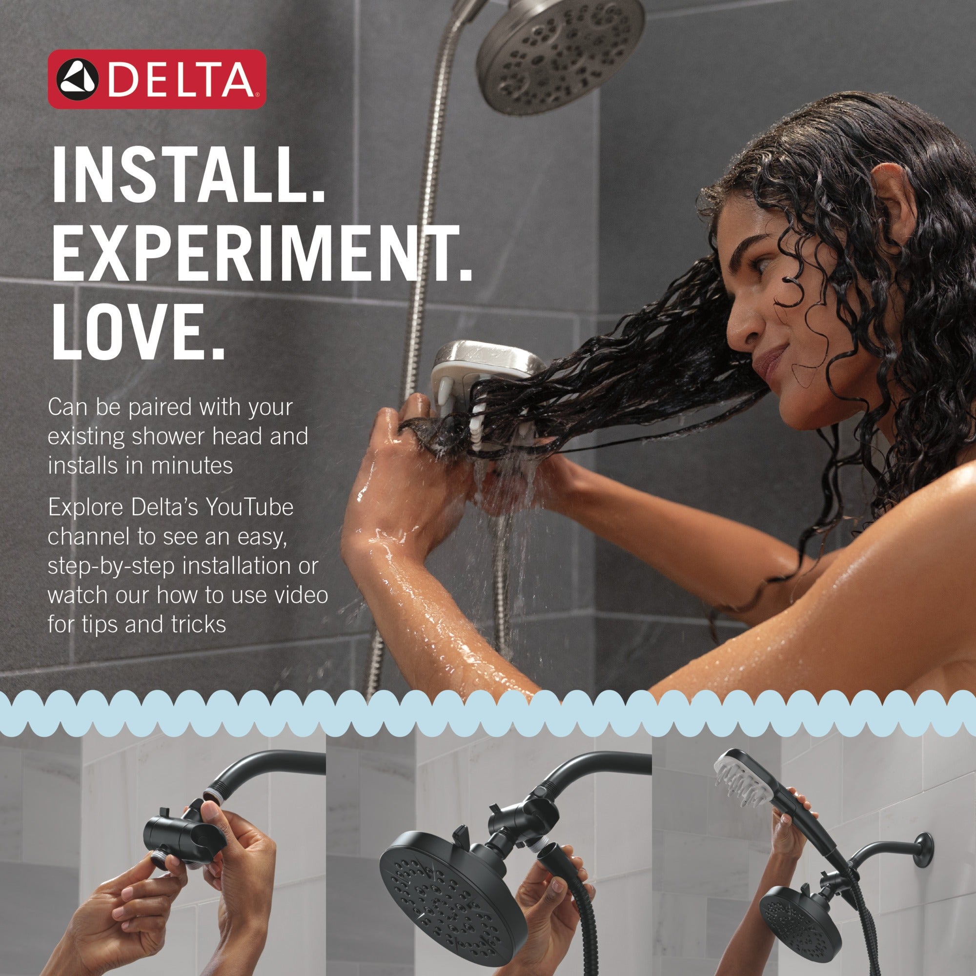 Delta Universal Showering Components Detangling Shower Tool