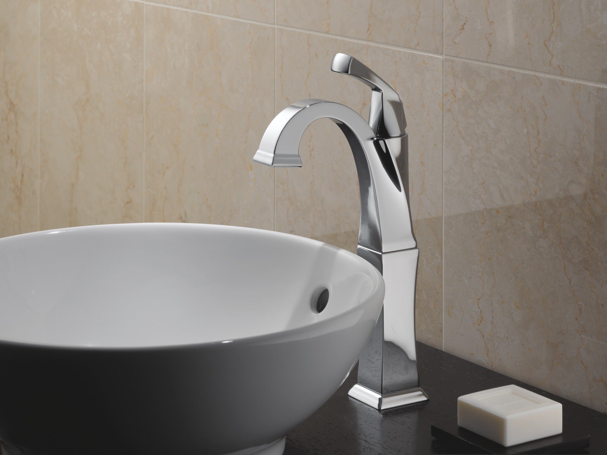 Delta Dryden™ Single Handle Vessel Bathroom Faucet