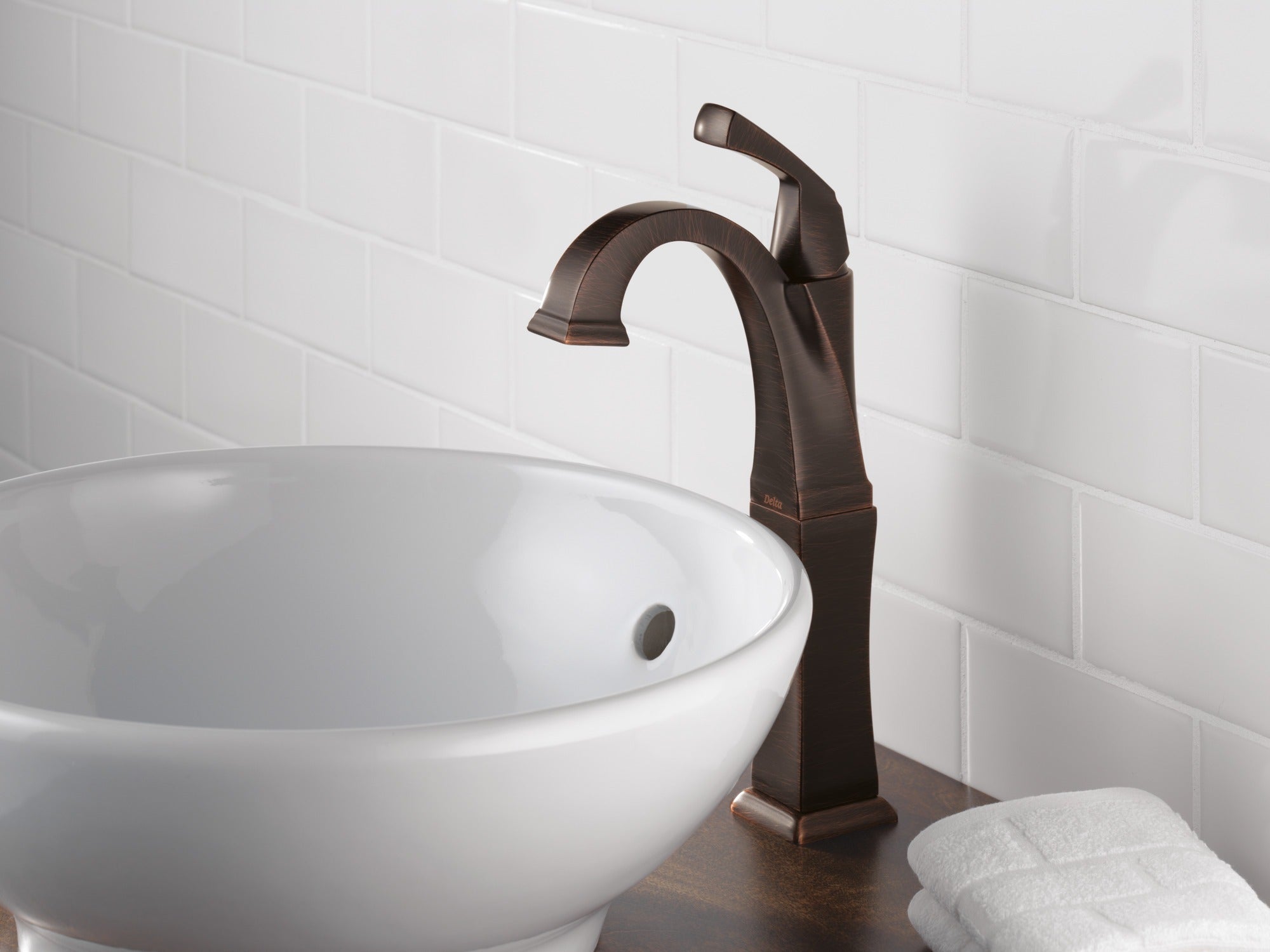 Delta Dryden™ Single Handle Vessel Bathroom Faucet