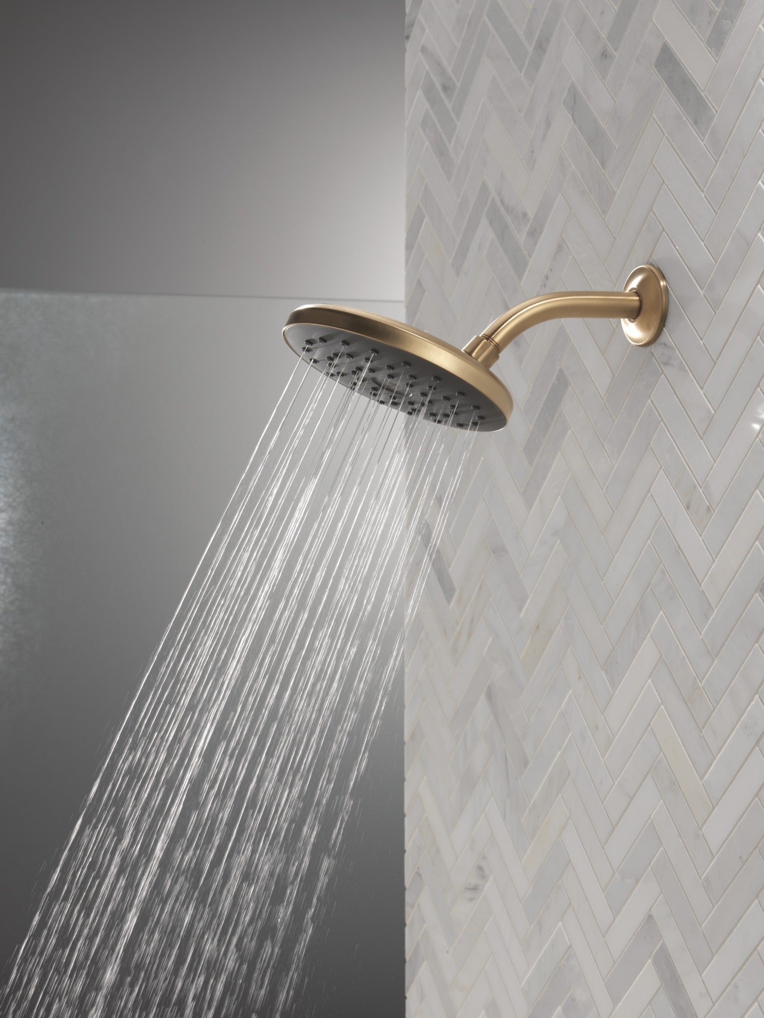 Delta Universal Showering Components PivotPro™ Raincan Shower Head with TouchClean® Spray Face