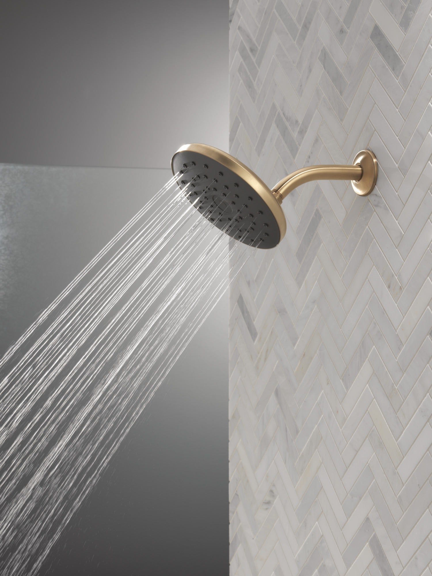 Delta Universal Showering Components PivotPro™ Raincan Shower Head with TouchClean® Spray Face