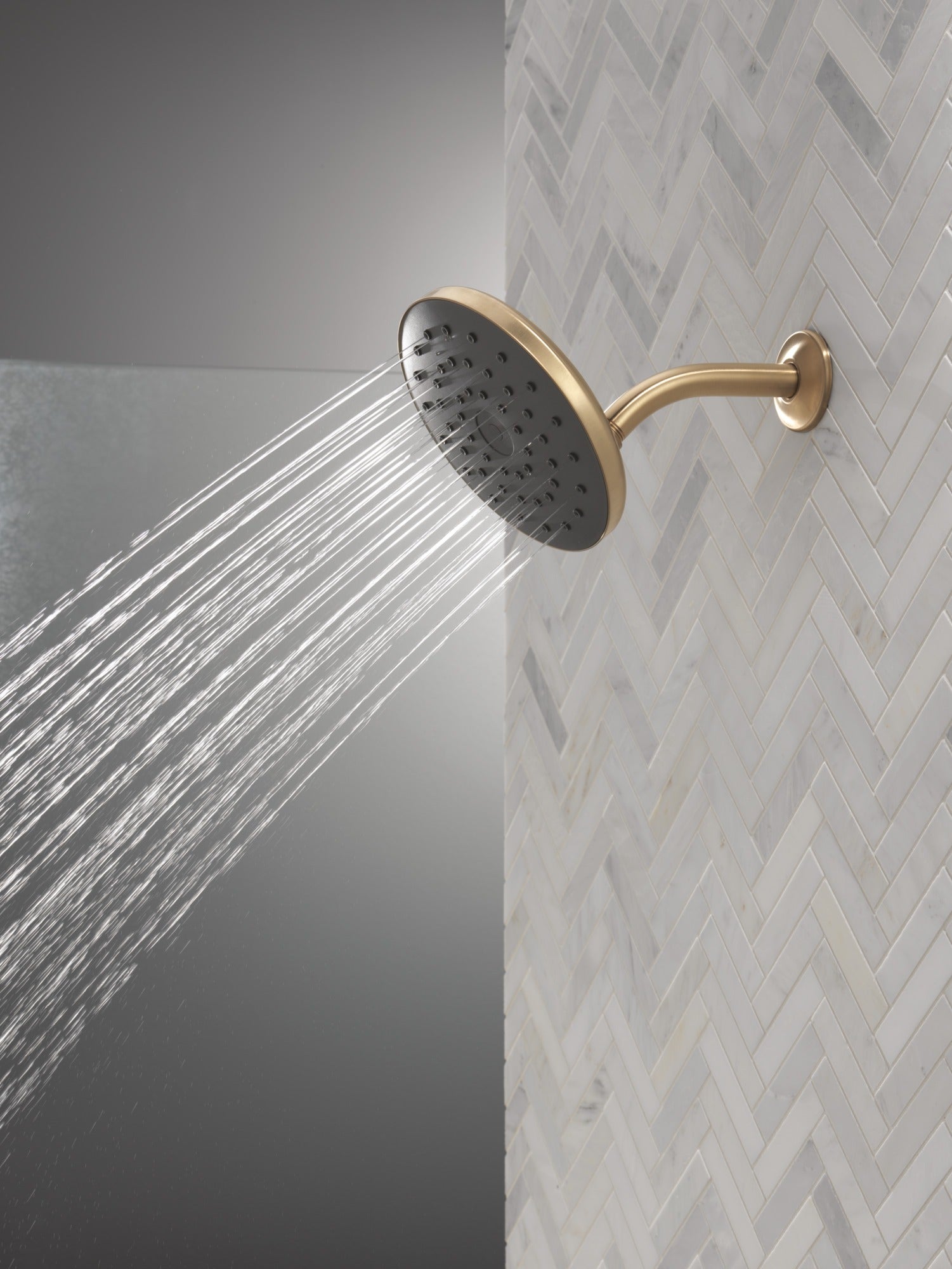 Delta Universal Showering Components PivotPro™ Raincan Shower Head with TouchClean® Spray Face
