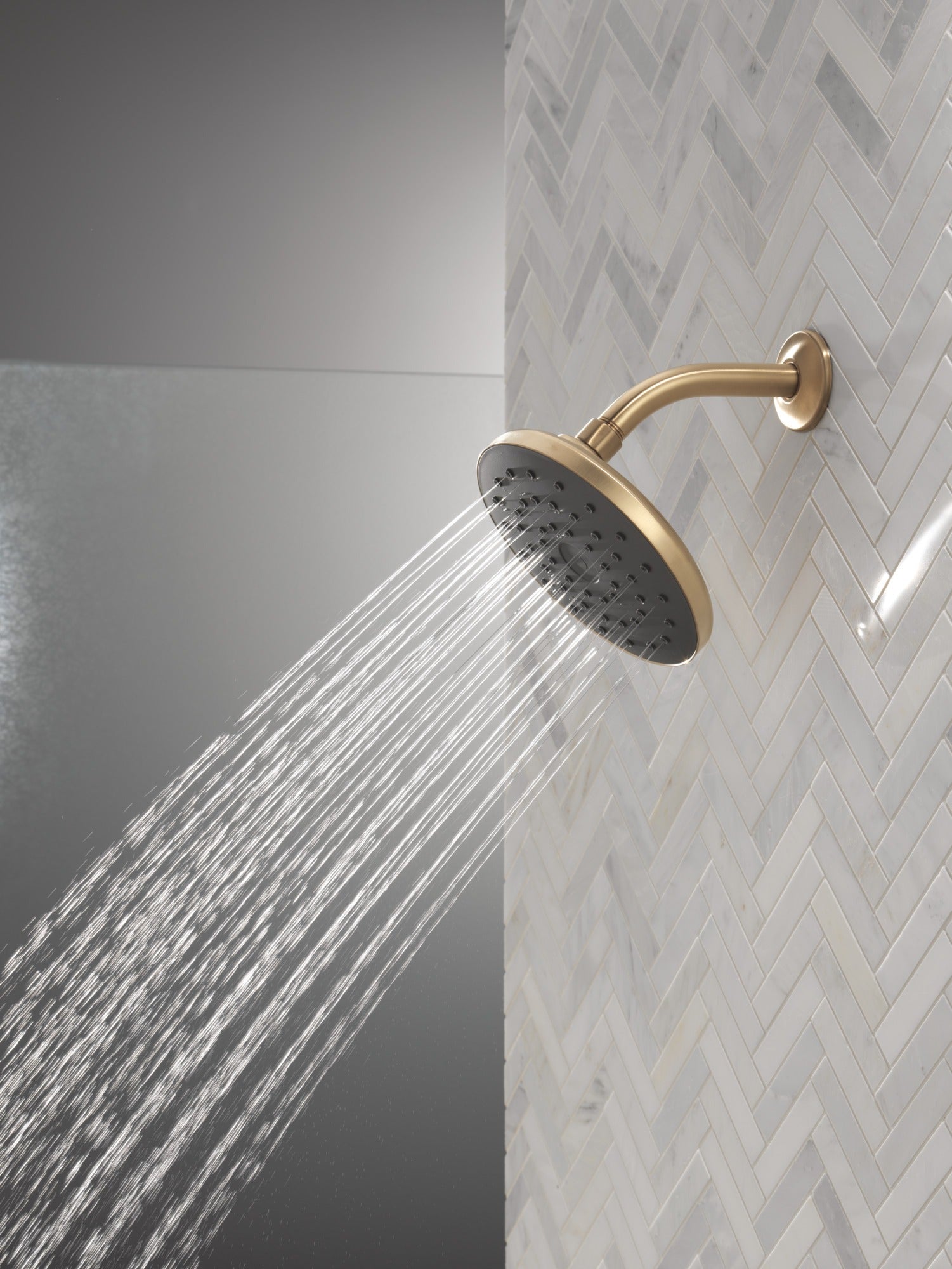 Delta Universal Showering Components PivotPro™ Raincan Shower Head with TouchClean® Spray Face