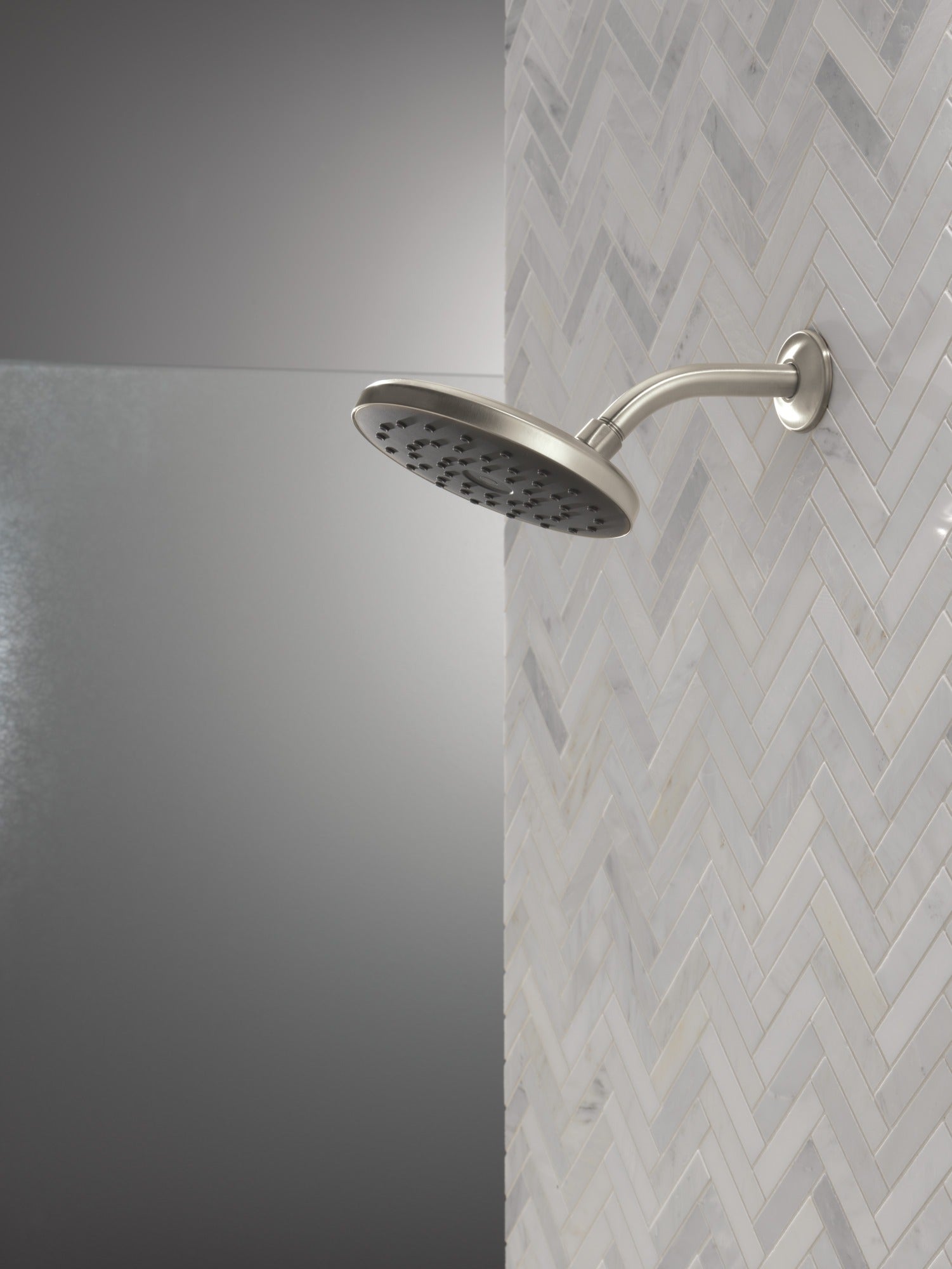 Delta Universal Showering Components PivotPro™ Raincan Shower Head with TouchClean® Spray Face