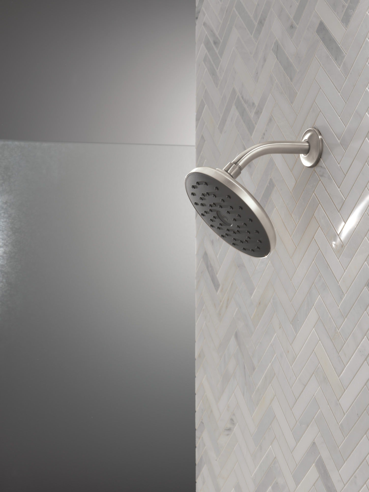 Delta Universal Showering Components PivotPro™ Raincan Shower Head with TouchClean® Spray Face