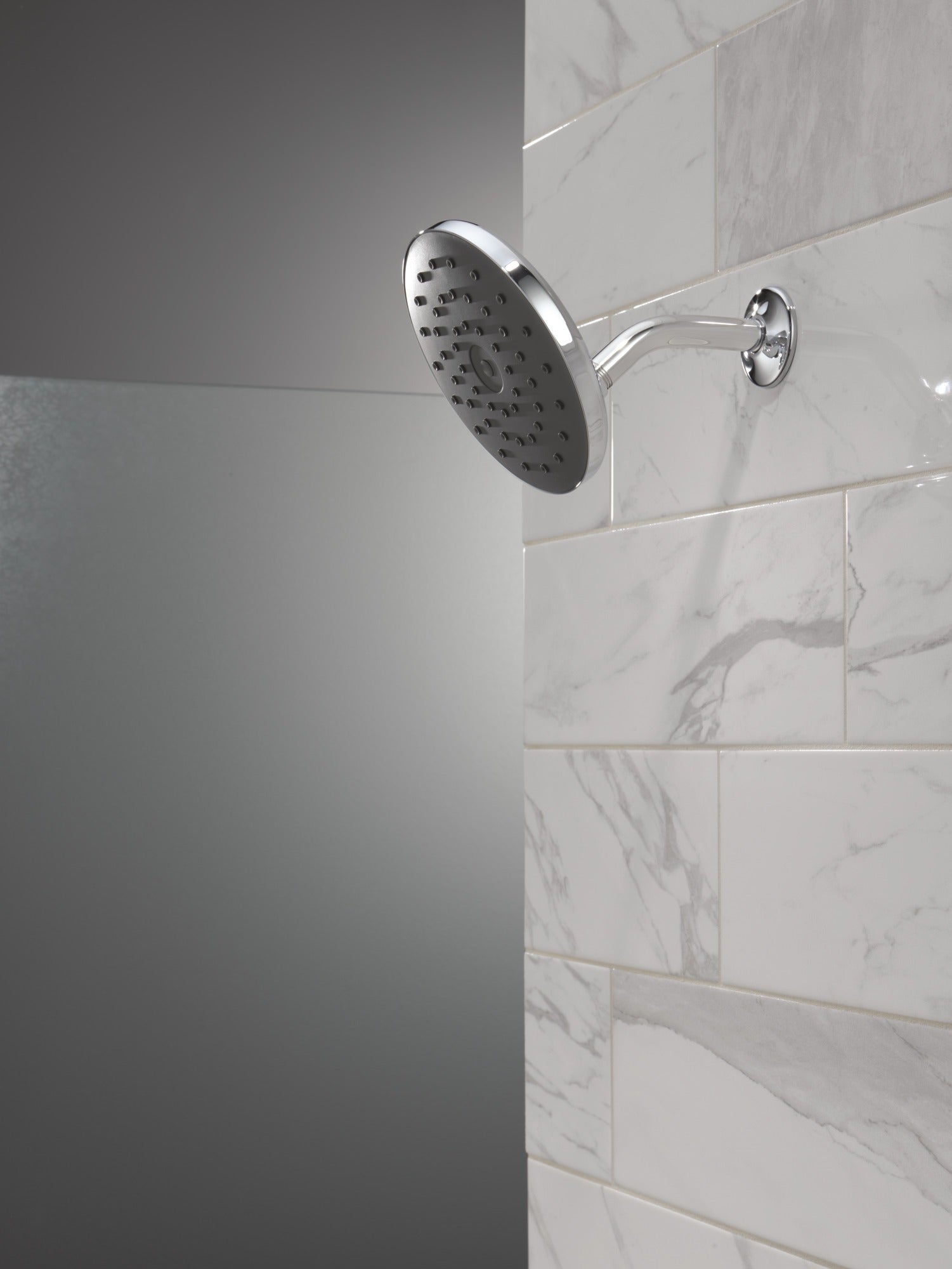 Delta Universal Showering Components PivotPro™ Raincan Shower Head with TouchClean® Spray Face