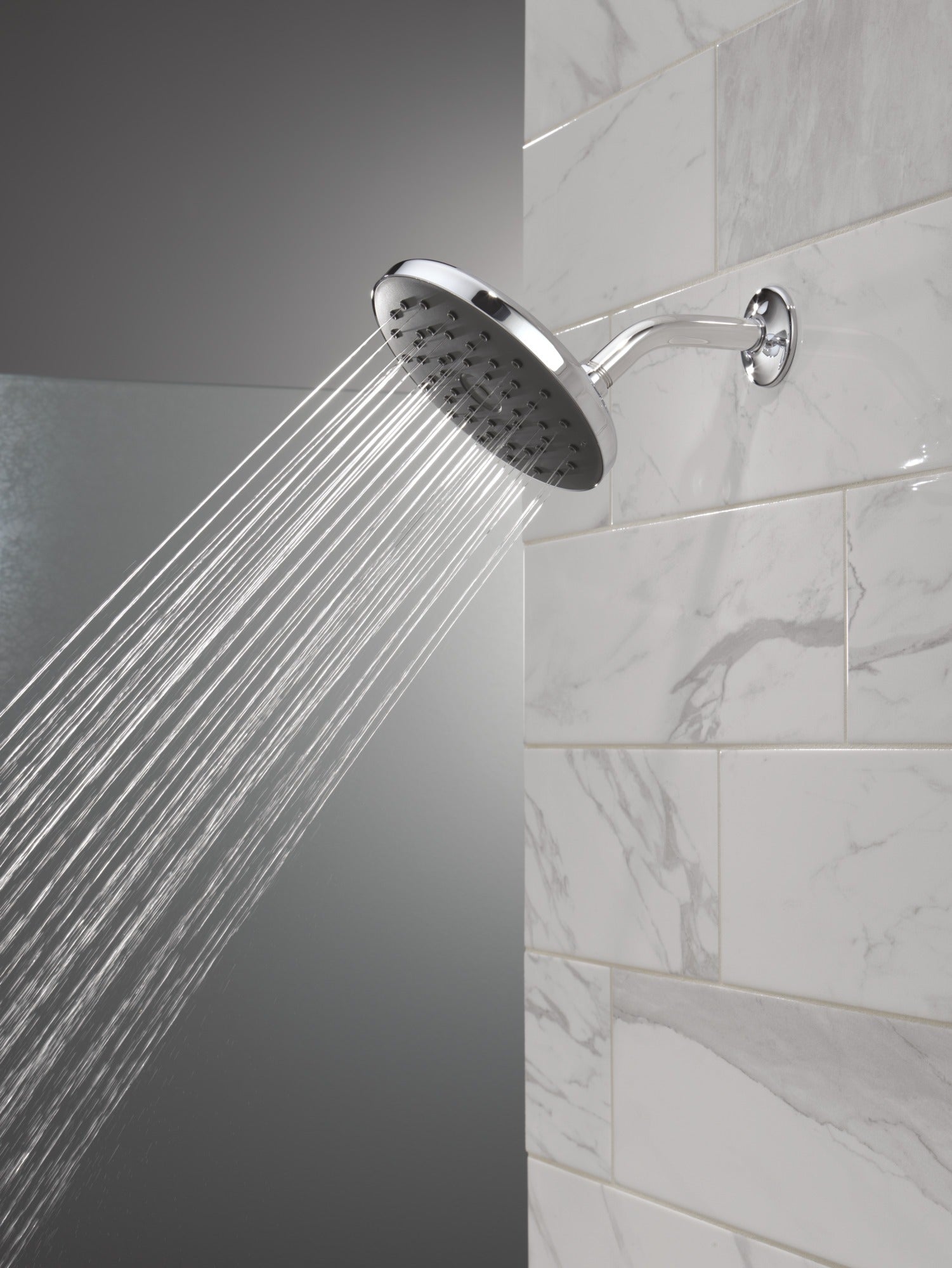 Delta Universal Showering Components PivotPro™ Raincan Shower Head with TouchClean® Spray Face