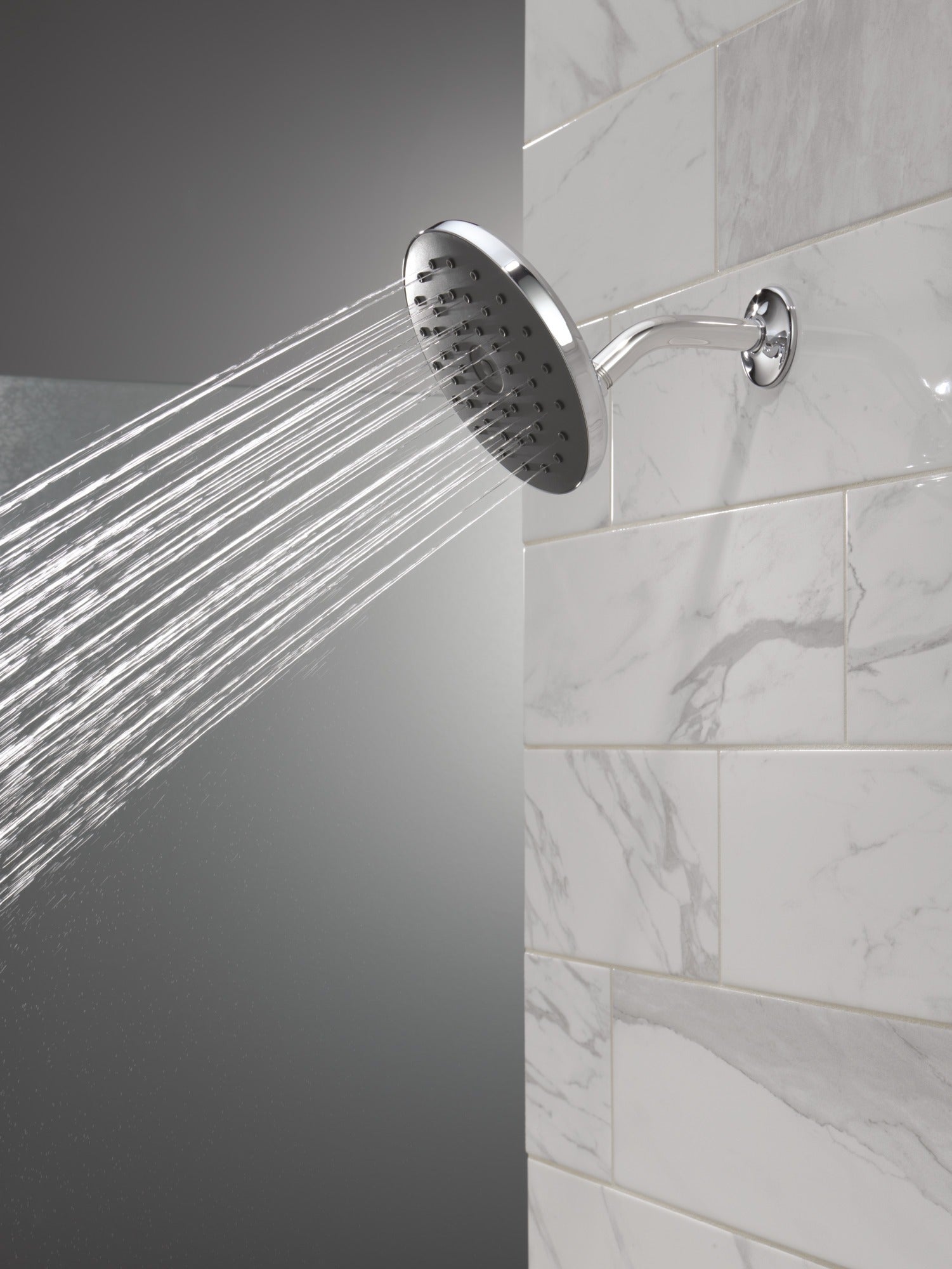Delta Universal Showering Components PivotPro™ Raincan Shower Head with TouchClean® Spray Face