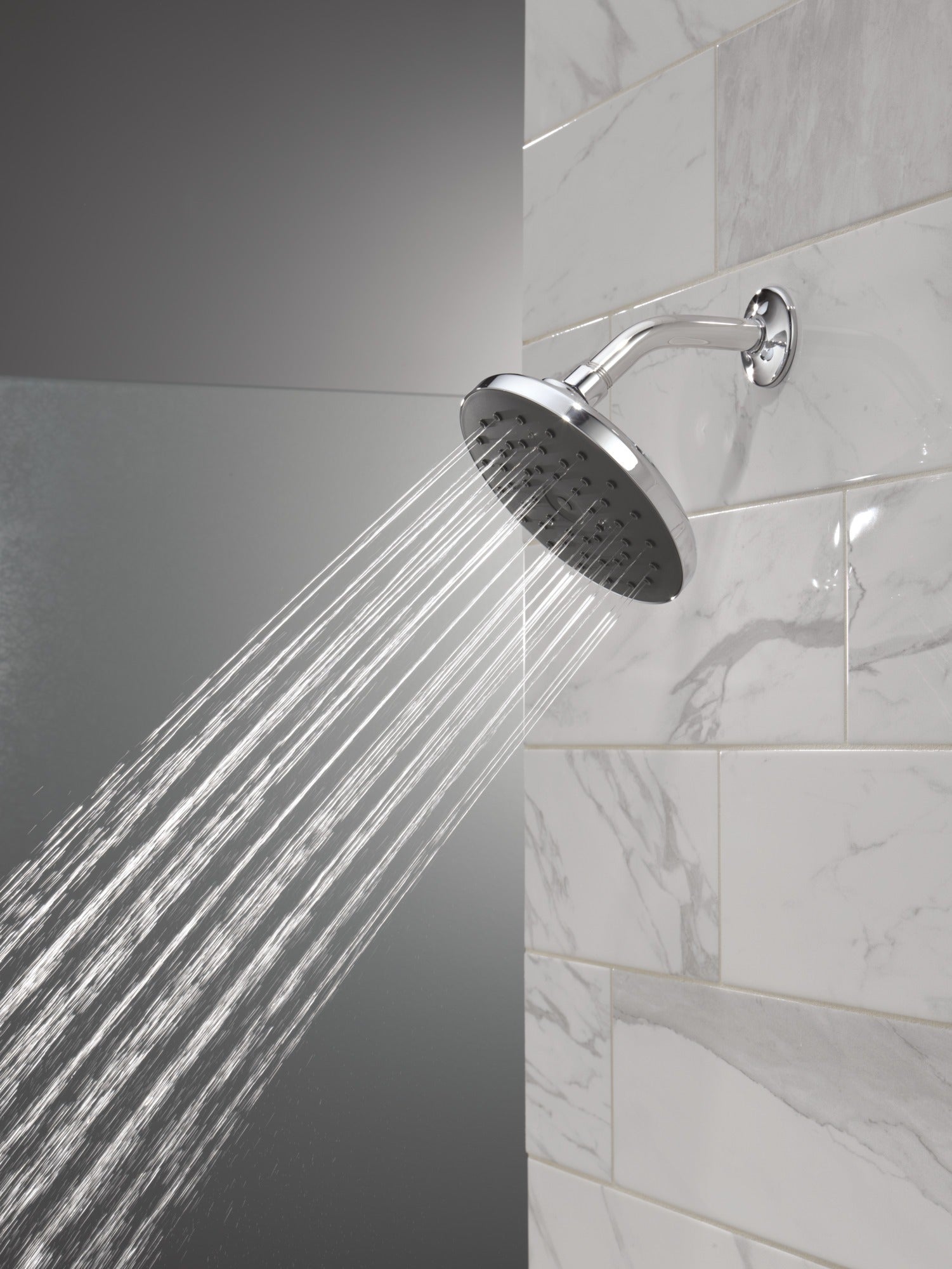 Delta Universal Showering Components PivotPro™ Raincan Shower Head with TouchClean® Spray Face