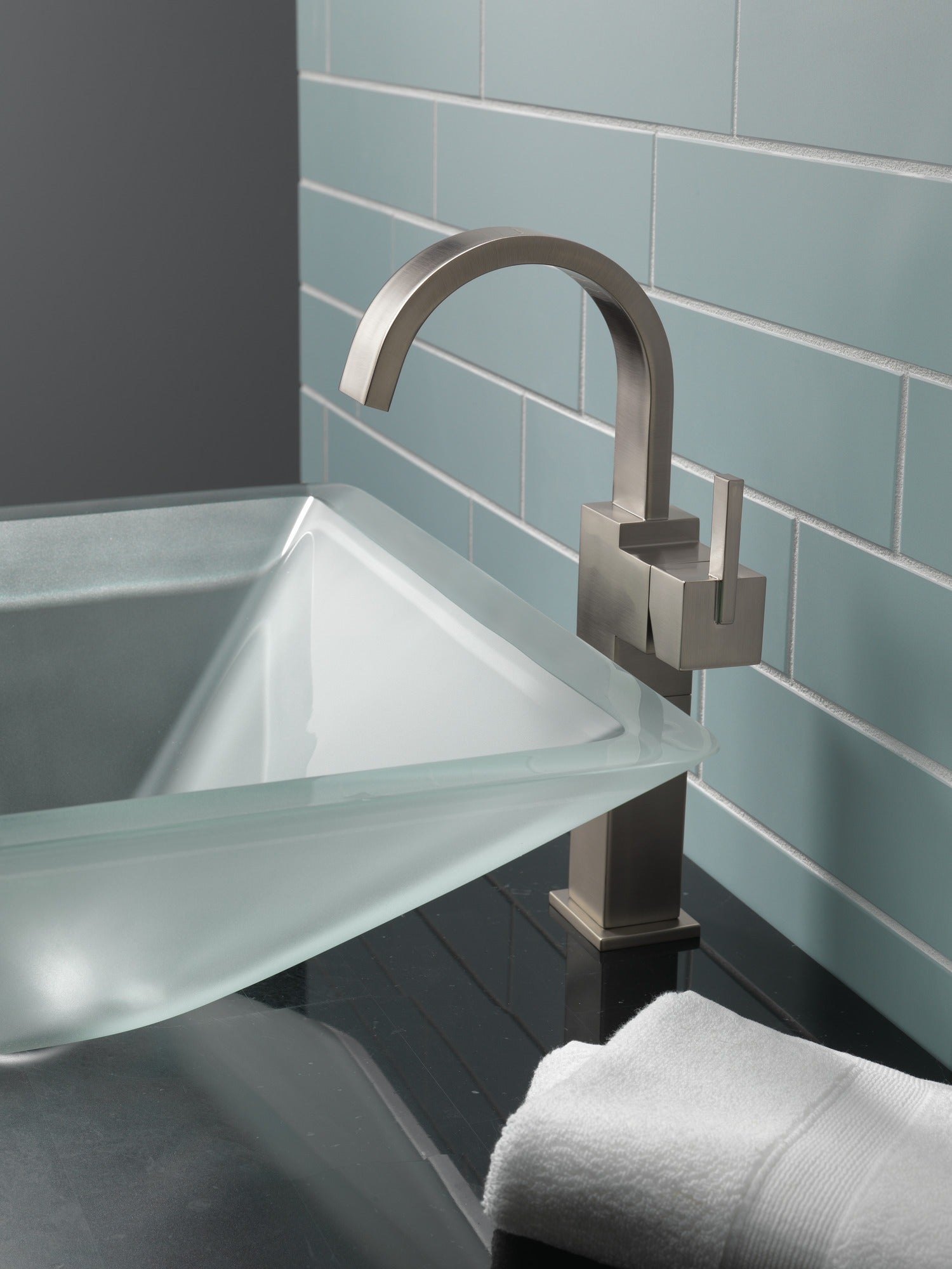 Delta Vero® Single Handle Vessel Bathroom Faucet