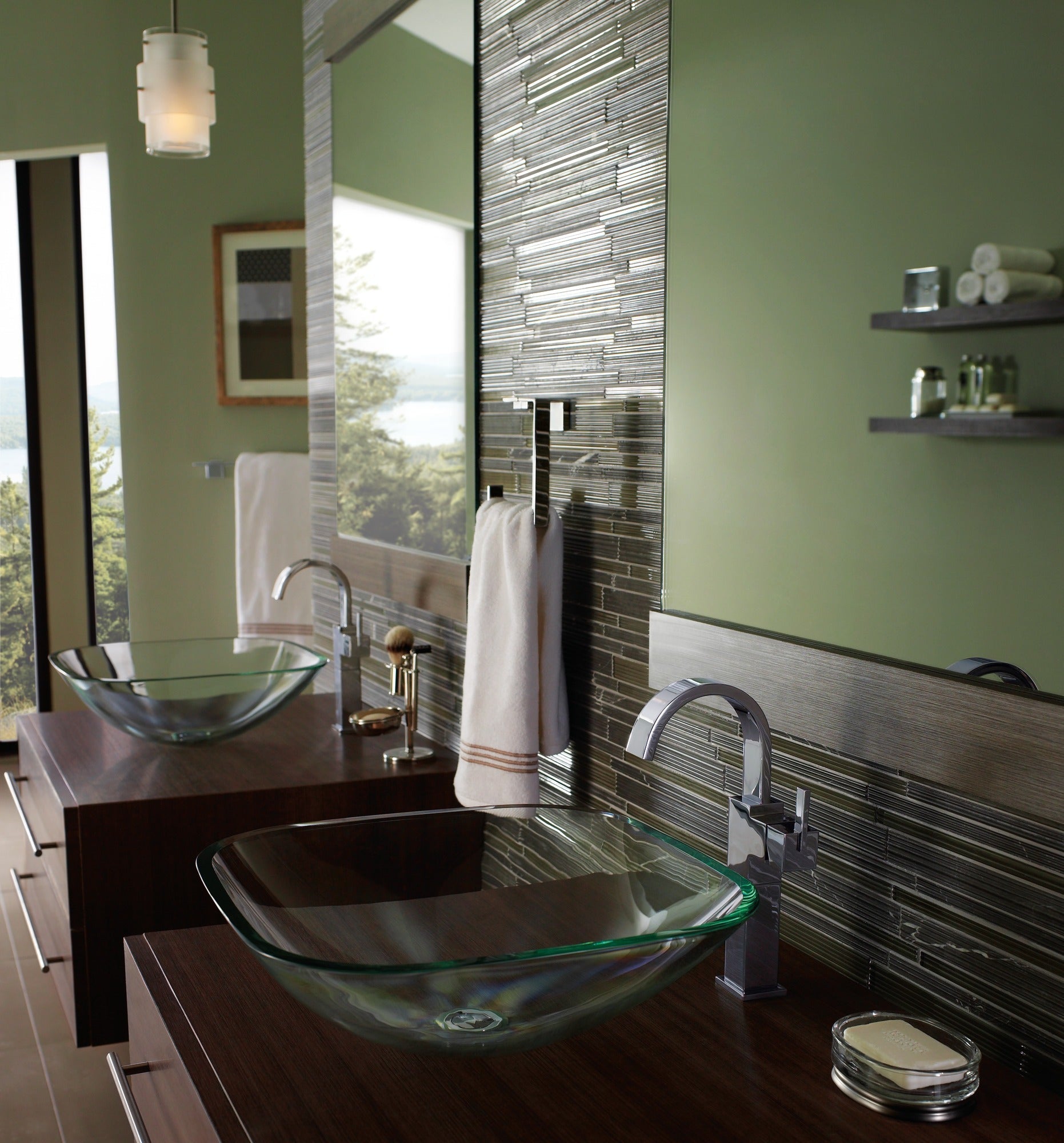 Delta Vero® Single Handle Vessel Bathroom Faucet