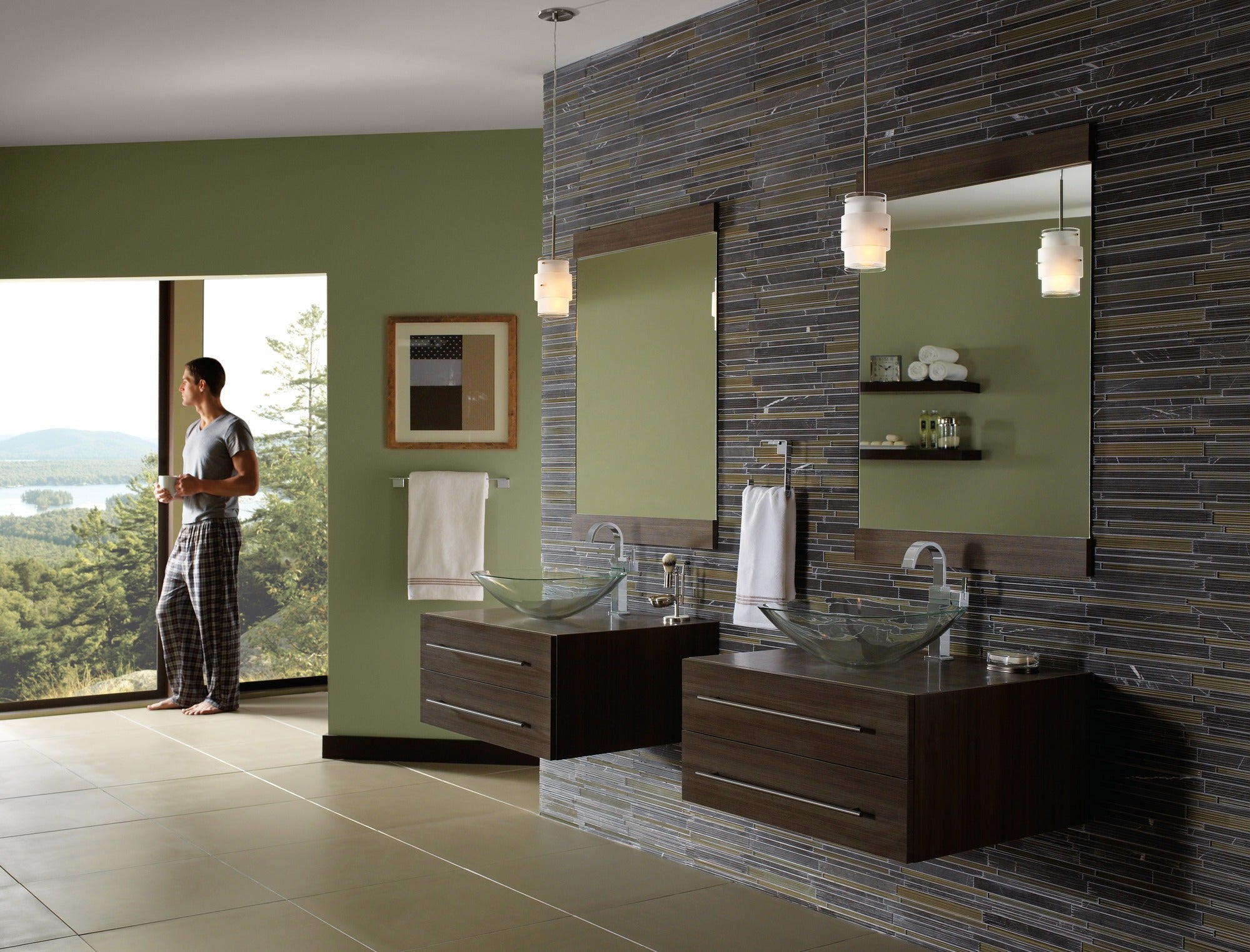 Delta Vero® Single Handle Vessel Bathroom Faucet
