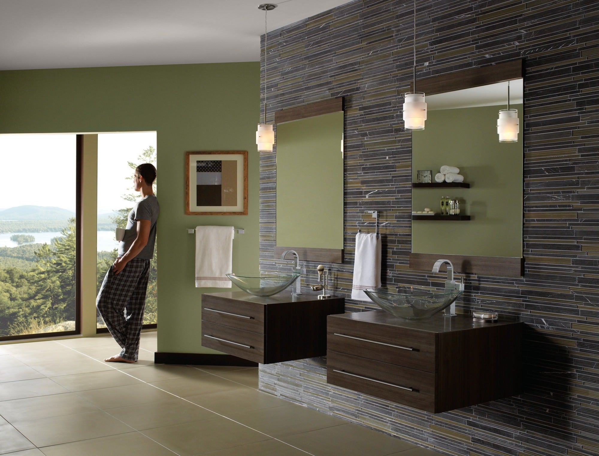 Delta Vero® Single Handle Vessel Bathroom Faucet