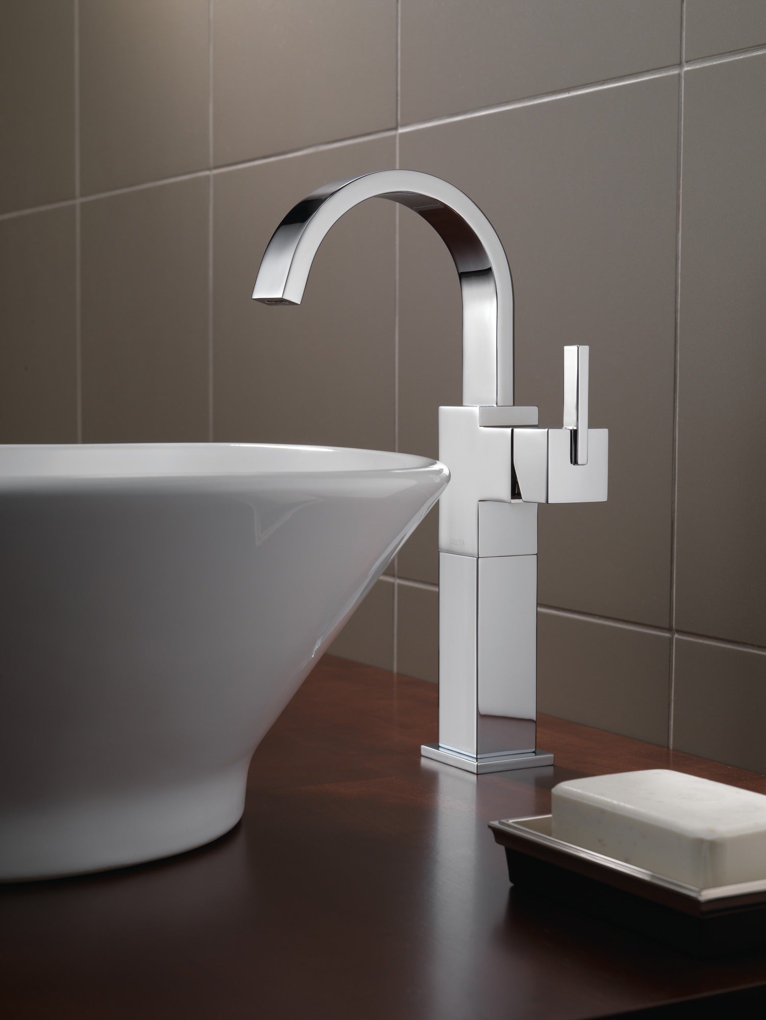 Delta Vero® Single Handle Vessel Bathroom Faucet